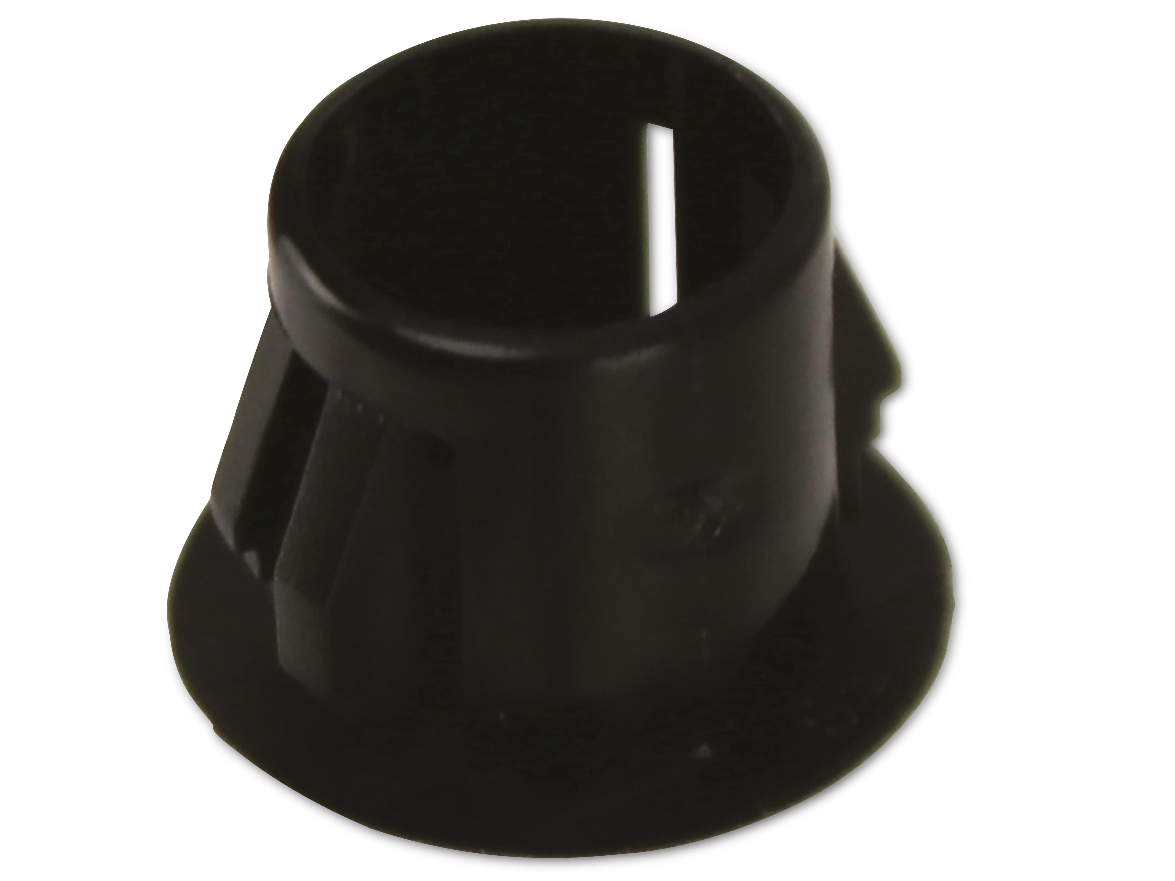 KSS Lochabdeckung Polyamid 6.6, schwarz, für Loch 9,5, Abdeckung-Ø 13, 1 Stück