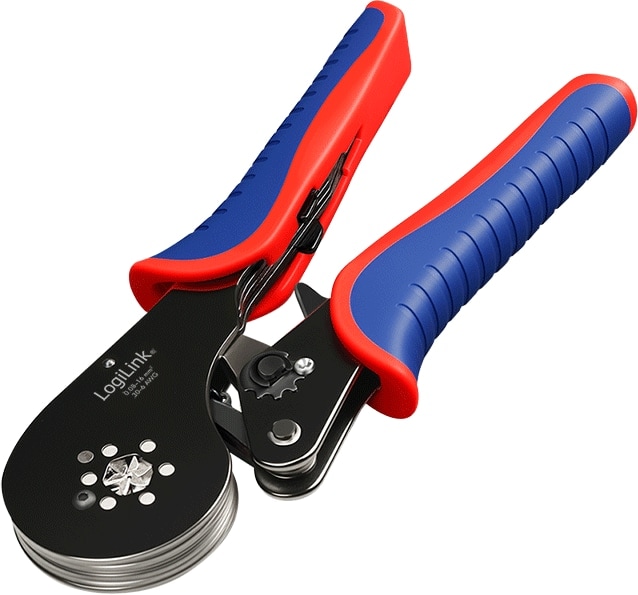 LOGILINK Selbsteinstellende Crimpzange, WZ0083, für Aderendhülsen 0,08-16 mm²