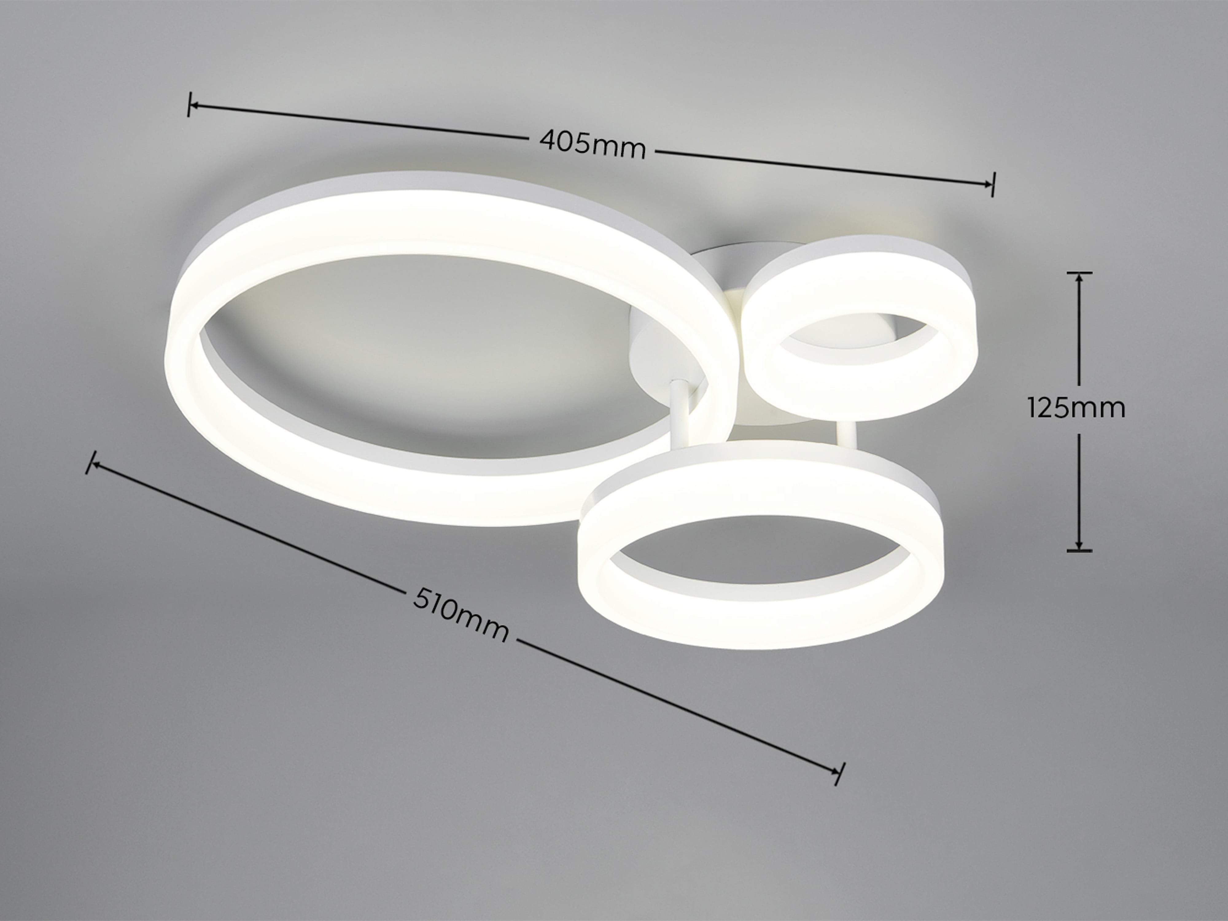 REALITY LED-Deckenleuchte Scope R63601331, 32W, 4000K, 4200lm, neutralweiß, IP20, weiß REALITY LED-Deckenleuchte Scope R63601331, 32W, 4000K, 4200lm, neutralweiß, IP20, weiß