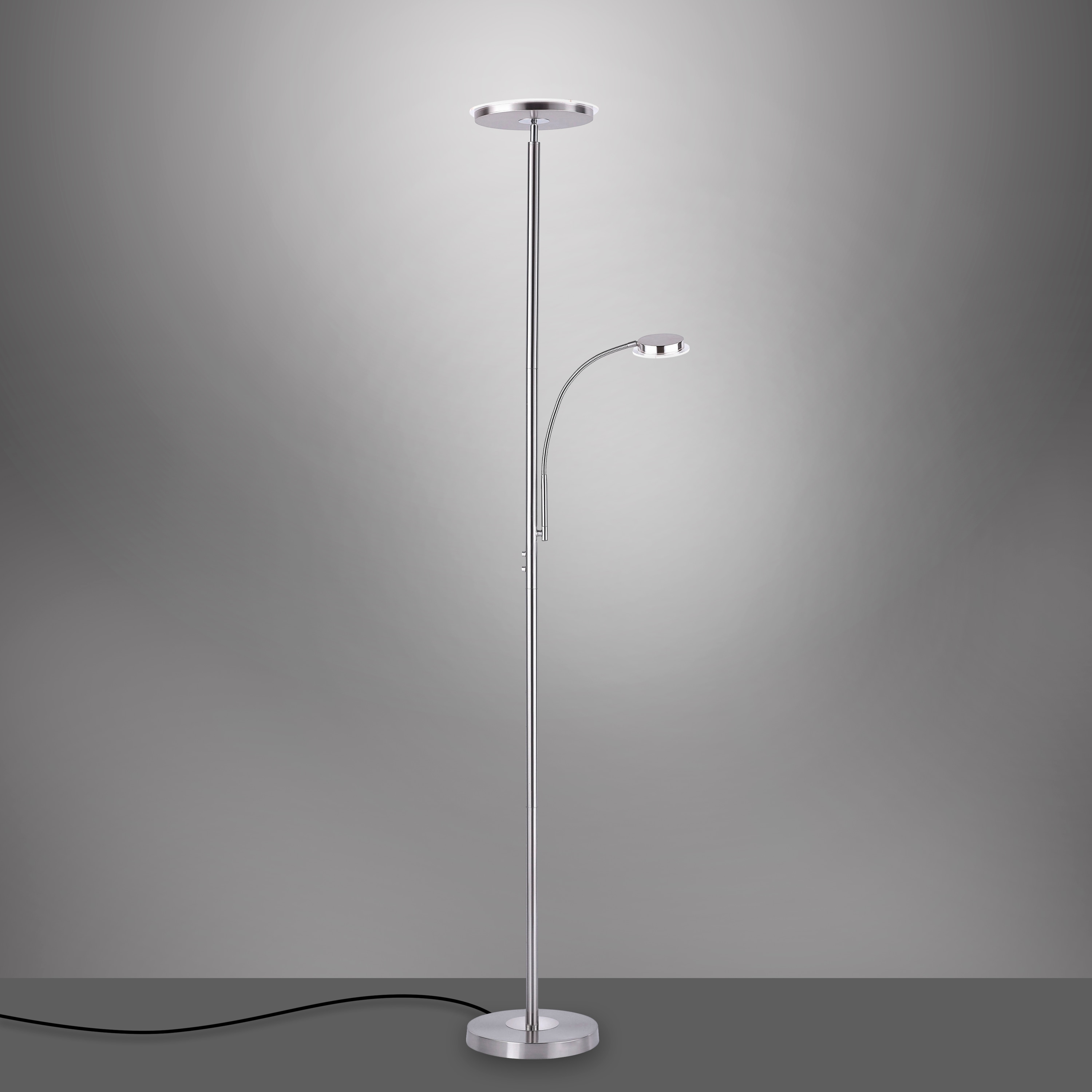 JUST LIGHT LED-Stehleuchte 11709-55 stahl, 25,5 W, 2900 lm, 3000 K JUST LIGHT LED-Stehleuchte 11709-55 stahl, 25,5 W, 2900 lm, 3000 K