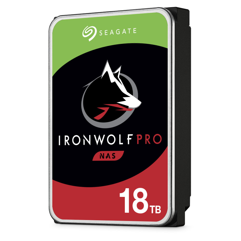 SEAGATE HDD Festplatte IronWolf Pro ST18000NE000, 18 TB, 8,9 cm (3,5"), SATA3, 7200 RPM, 256 MB 