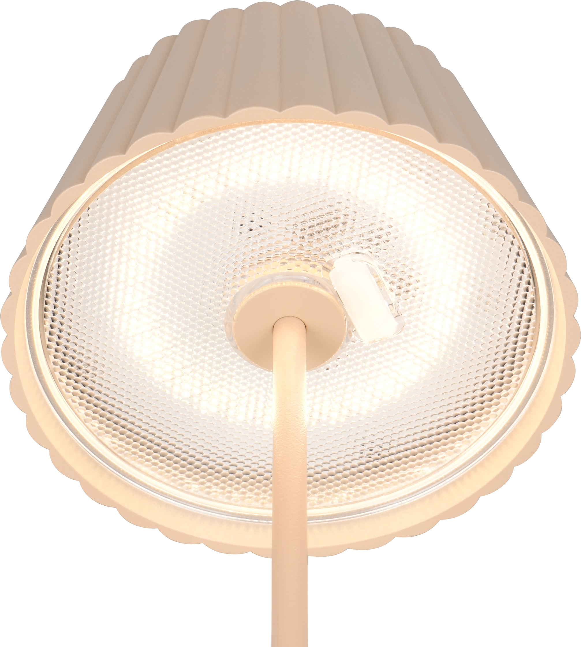 REALITY LED-Akku-Tischleuchte SUAREZ, R57706166, 1,5W, 200lm, 3000K, sand