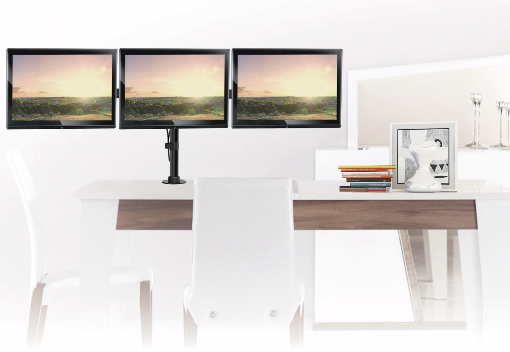 PUREMOUNTS LCD-Schreibtischhalter PM-Office-03, VESA 100x100mm PUREMOUNTS LCD-Schreibtischhalter PM-Office-03, VESA 100x100mm