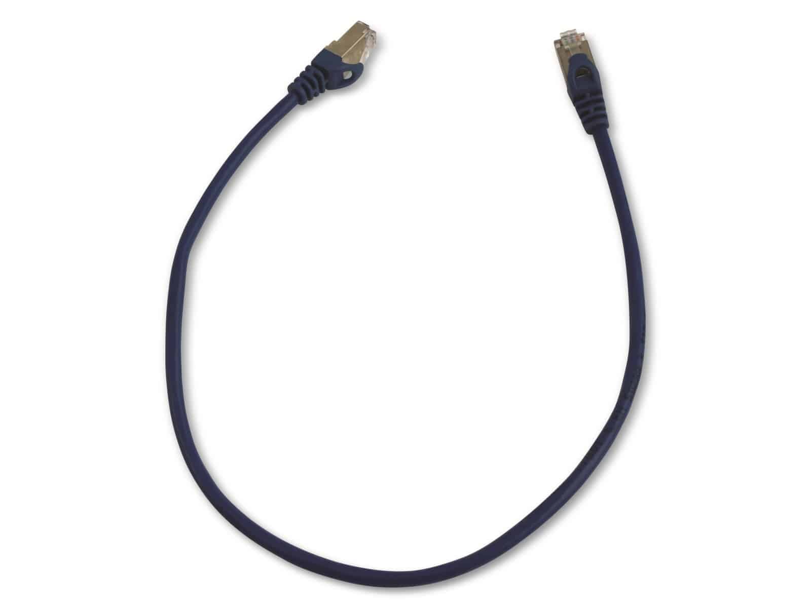 EQUIP CAT.5e Patchkabel, 0,5m, blau, 8P8C, F/UTP EQUIP CAT.5e Patchkabel, 0,5m, blau, 8P8C, F/UTP