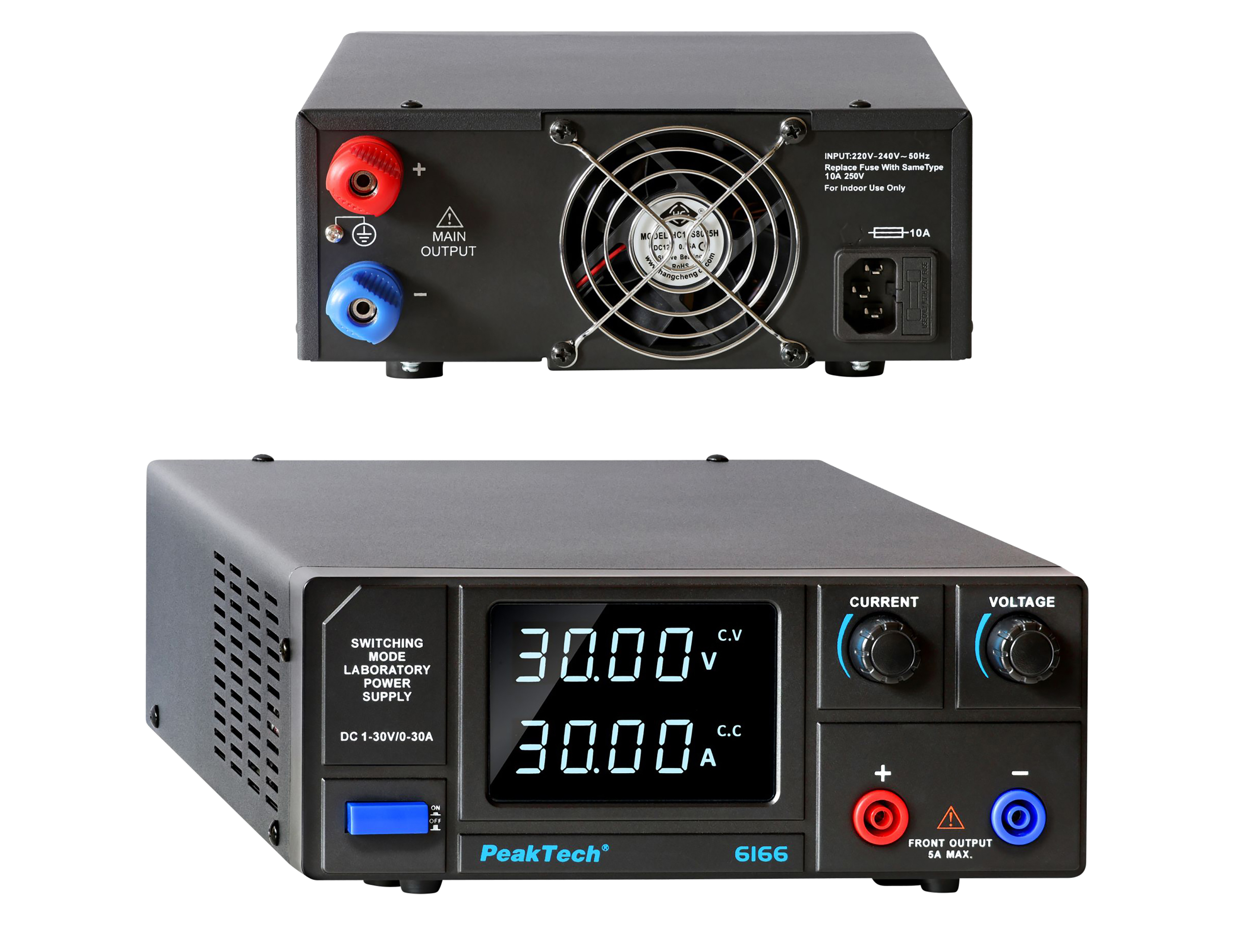 PEAKTECH Labornetzgerät P 6166, 1...30 V, 1...30 A, 900 W PEAKTECH Labornetzgerät P 6166, 1...30 V, 1...30 A, 900 W