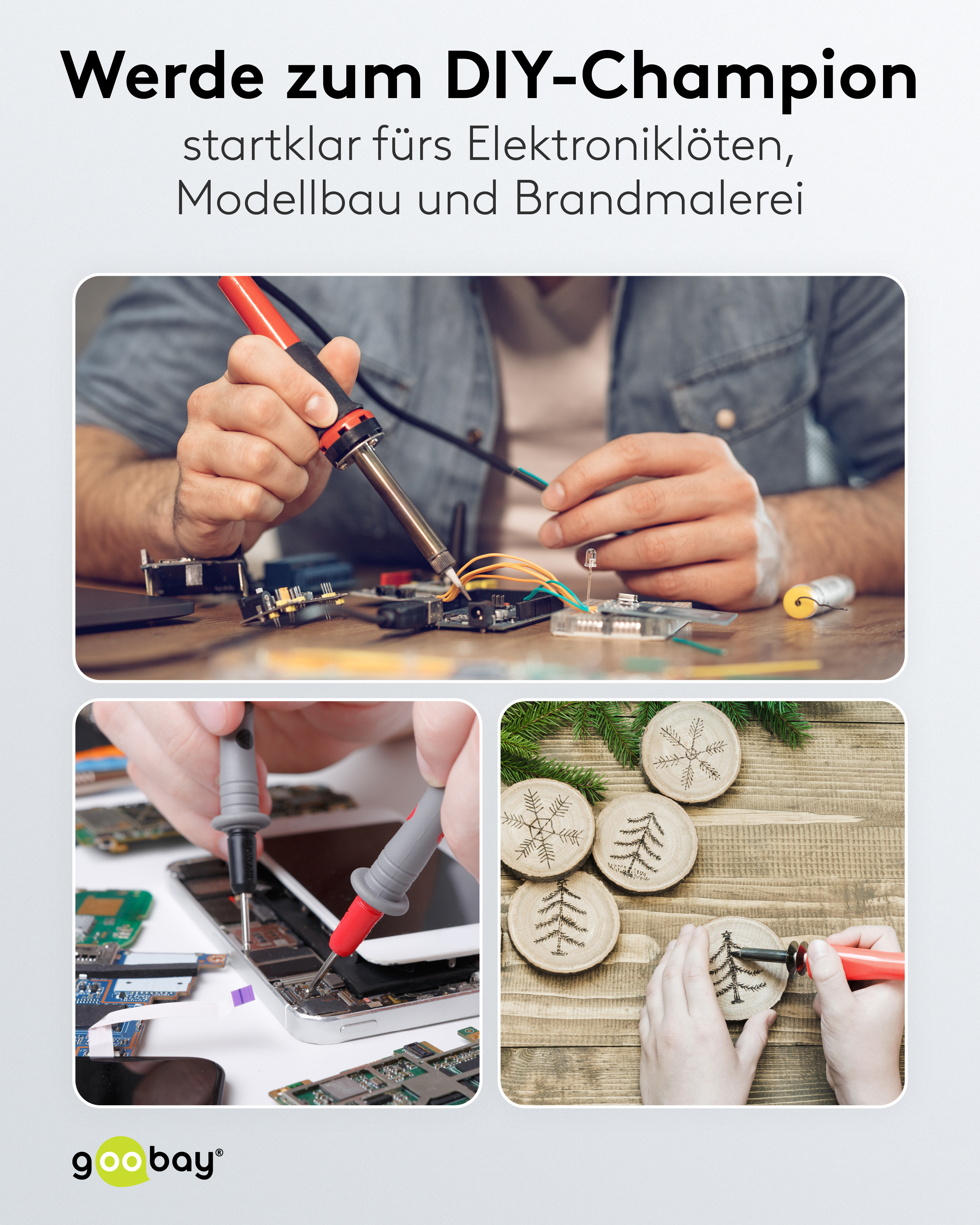 GOOBAY Lötset Starter, 77995, 12-teilig