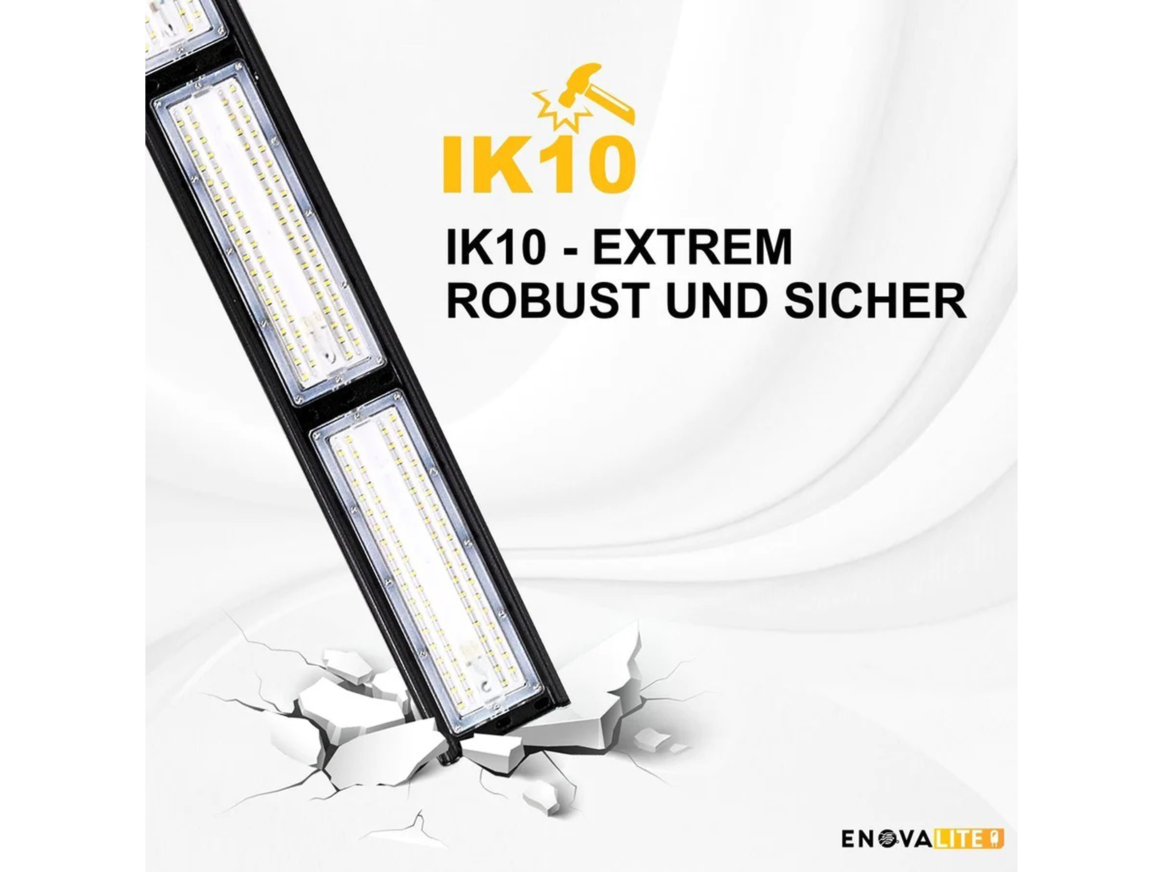 ENOVALITE LED-Highbay-Leuchte, linear, EEK: E, 100W, 12000lm, 5000K