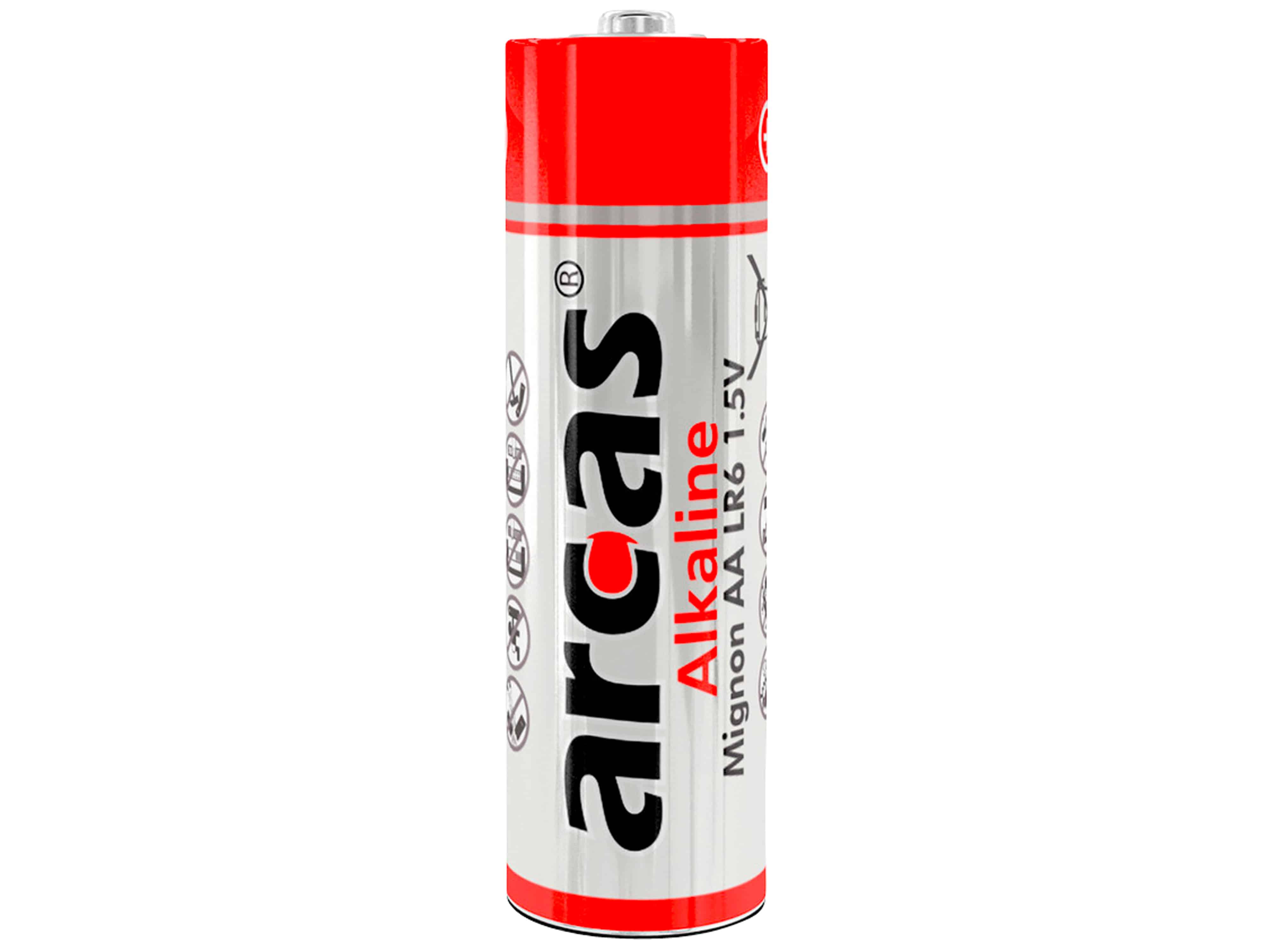 ARCAS Batterie Alkaline LR6, AA, Mignon, 1,5 V, 36 Stück