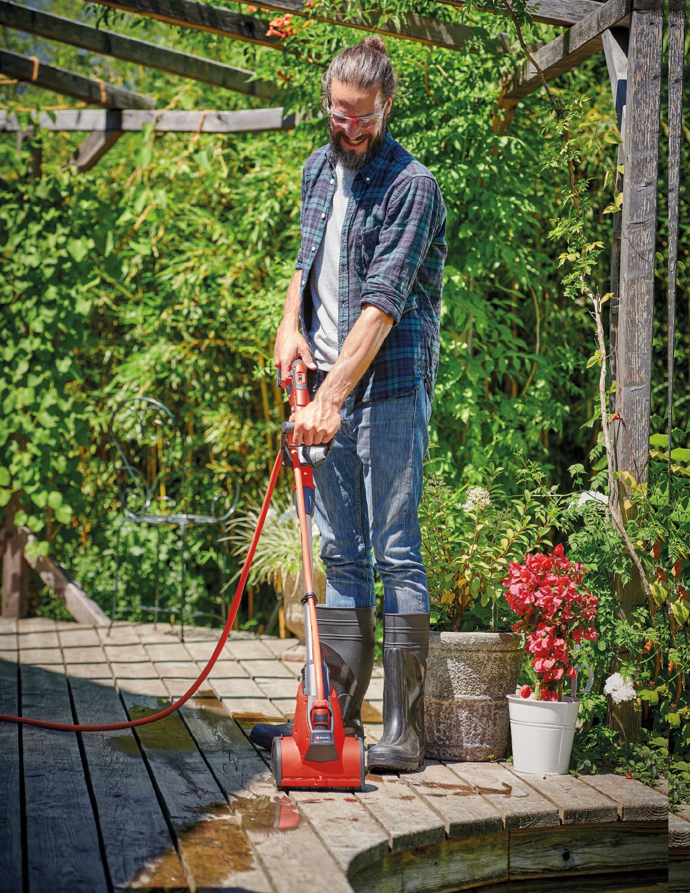 EINHELL Akku-Oberflächenbürste Picobella 18/215 Solo + Ersatzbürste ULTRA (Stein) EINHELL Akku-Oberflächenbürste Picobella 18/215 Solo + Ersatzbürste ULTRA (Stein)