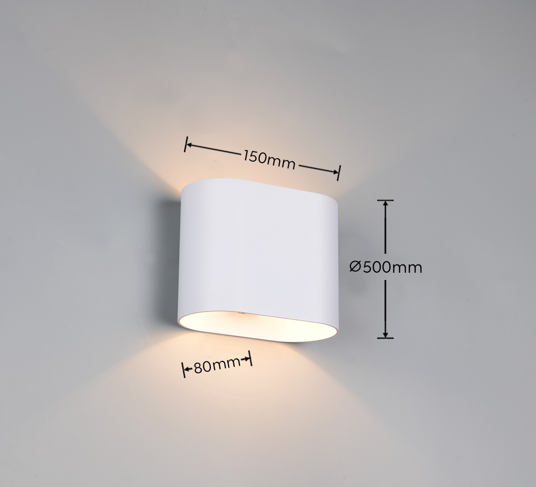TRIO LED-Wandleuchte ALANI, 266100131, G9, ohne Leuchtmittel, weiß