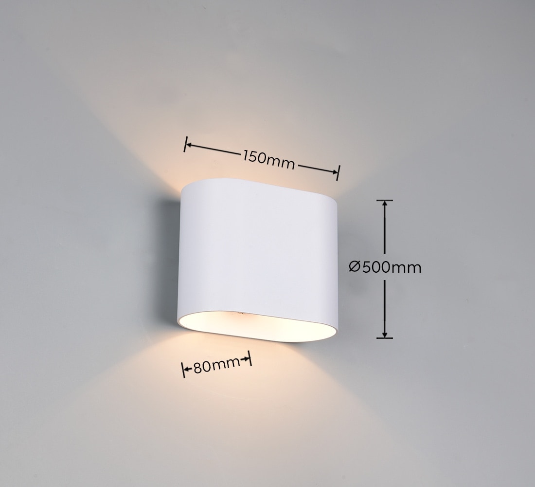 TRIO LED-Wandleuchte ALANI, 266100131, G9, ohne Leuchtmittel, weiß TRIO LED-Wandleuchte ALANI, 266100131, G9, ohne Leuchtmittel, weiß