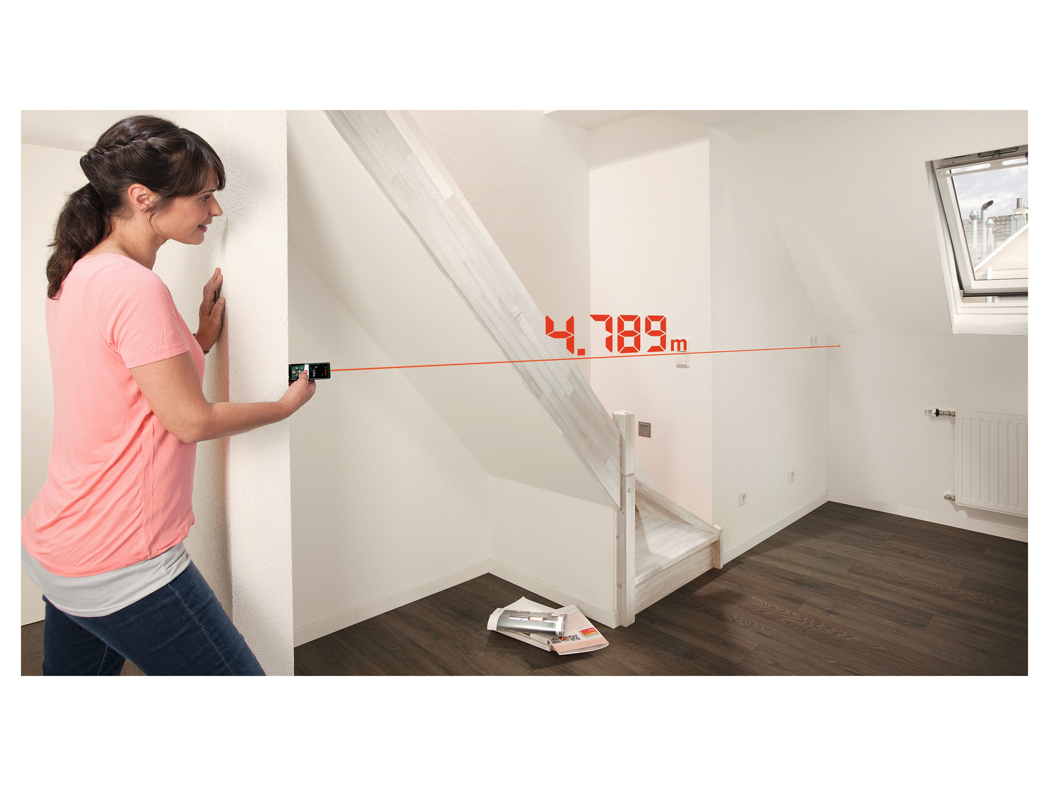 BOSCH Digitaler Laser-Entfernungsmesser UniversalDistance 50 C, 06036723Z0