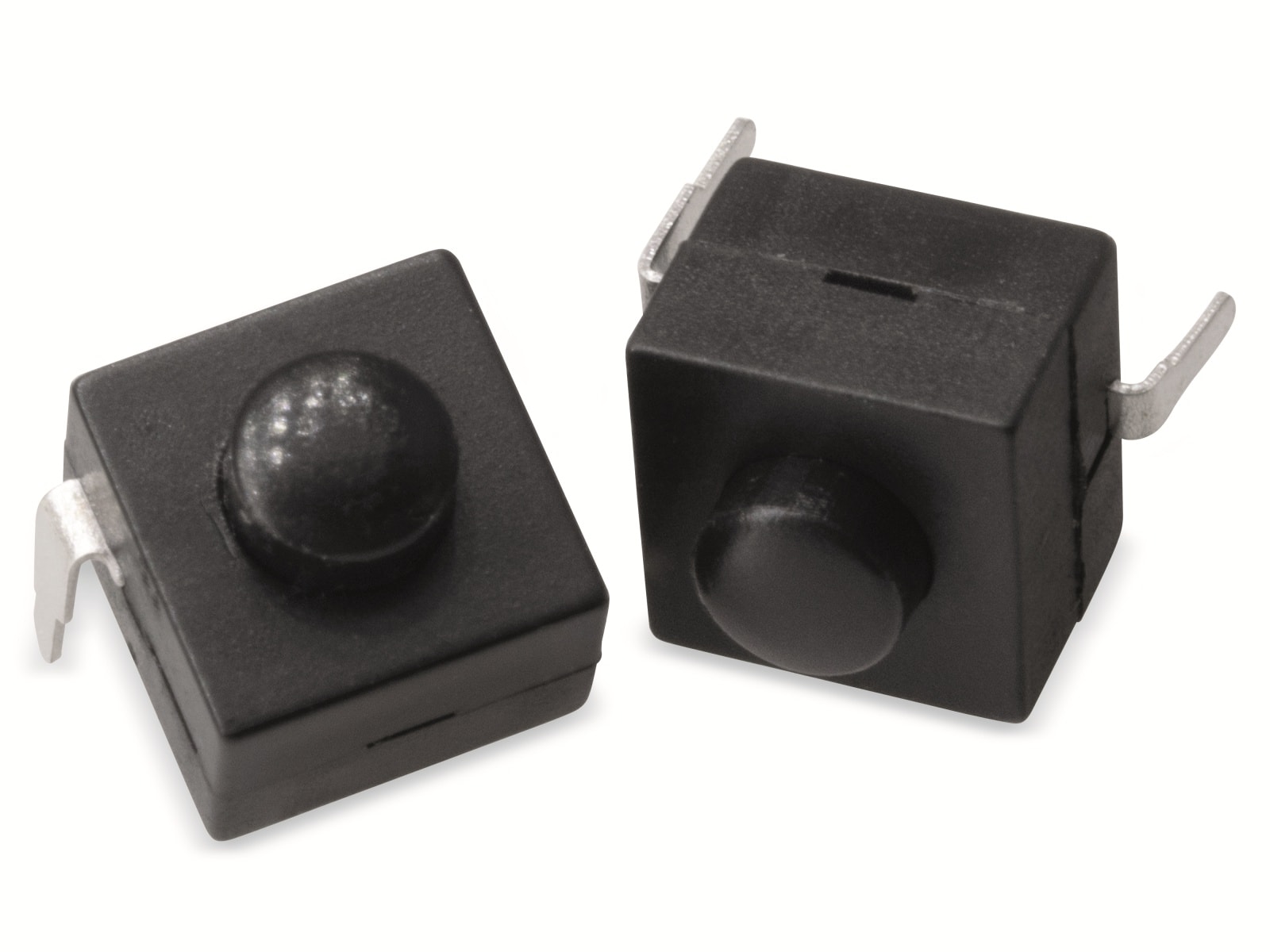 Druckschalter, 1 x Ein/Aus, rastend, 30 V, 1 A Drucktaster, 1 x Ein/Aus, rastend, 30 V, 1 A