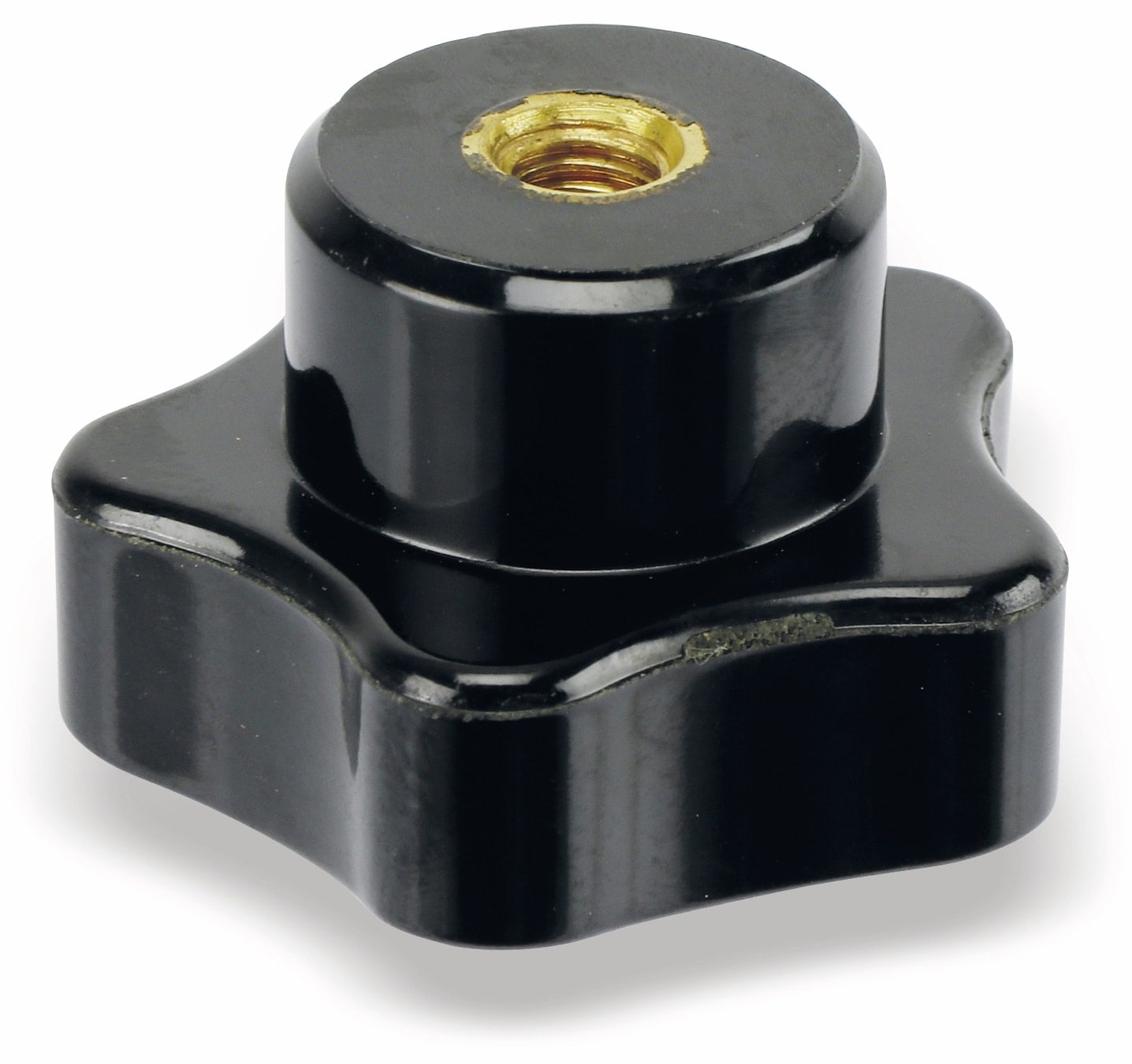 Sterngriffmutter, M5/15 mm, schwarz