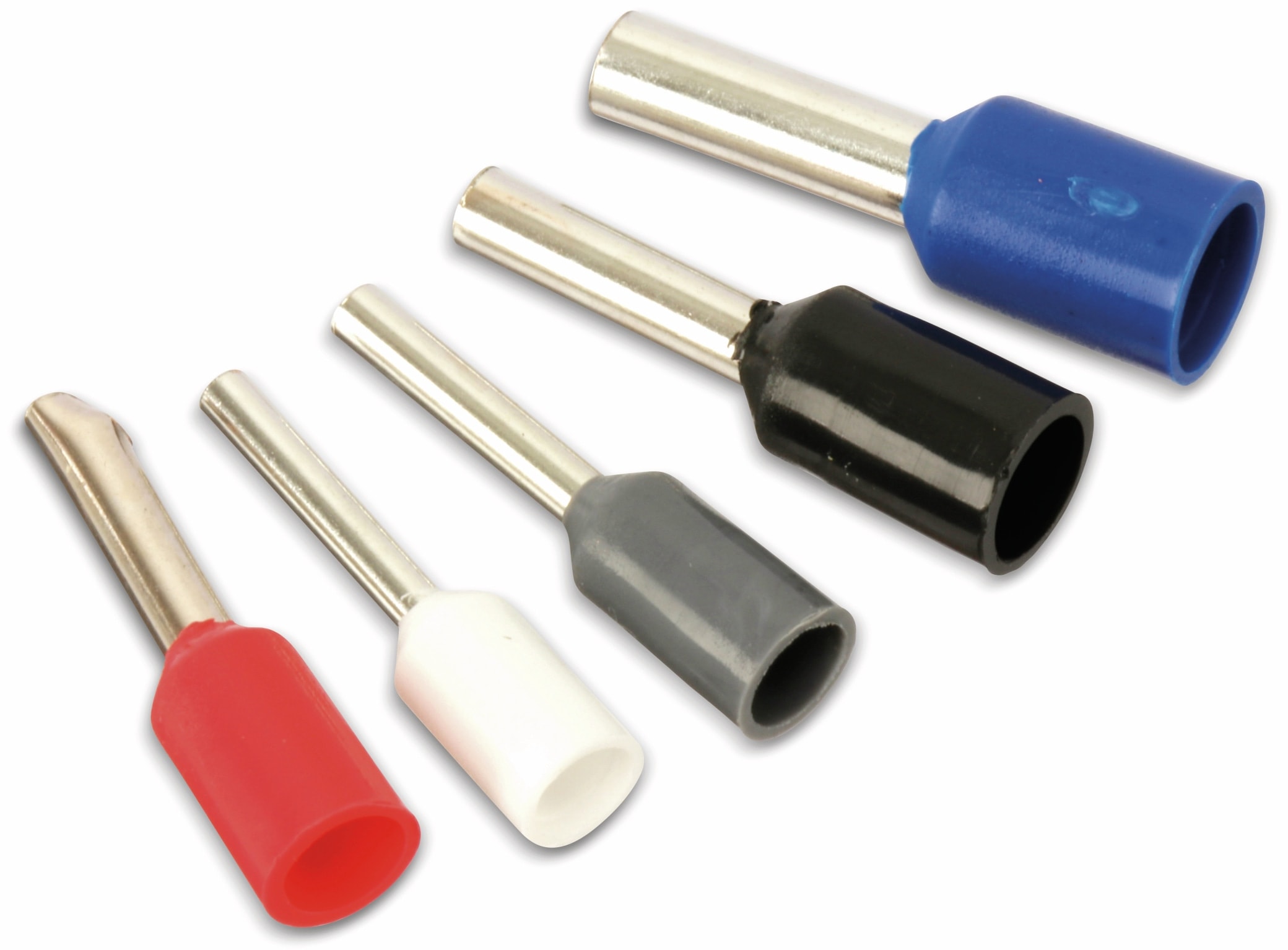 Sortiment Aderendhülsen 0,5 mm² - 2,5 mm², 400 Stück, in Kunststoffbox