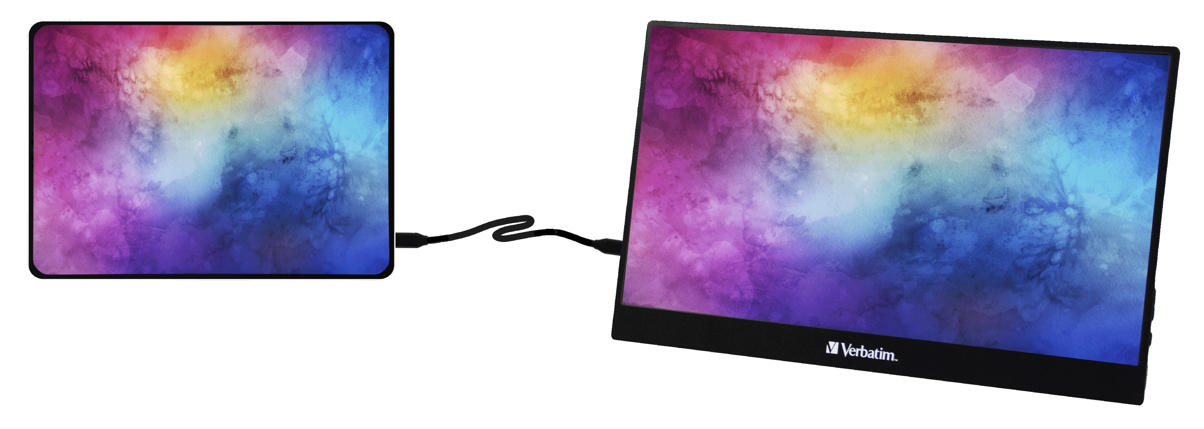 VERBATIM Tragbarer Monitor PM-14, 35,6 cm (14"), HDMI, USB-C VERBATIM Tragbarer Monitor PM-14, 35,6 cm (14"), HDMI, USB-C