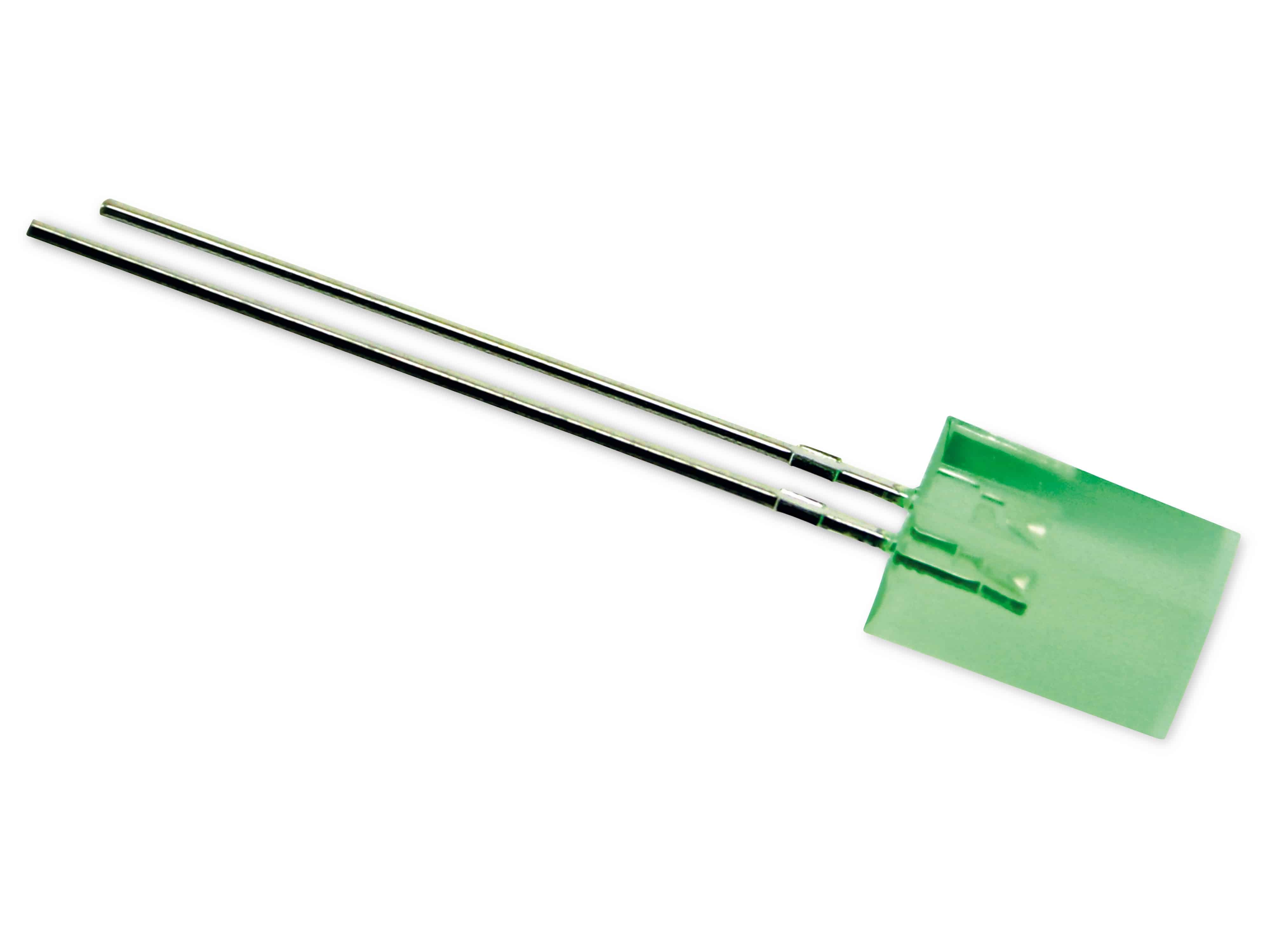 KINGBRIGHT LED, L-1553GDT, Grün, Rechteckig, 568 nm, 5 mcd, 110 °, Quadratisch KINGBRIGHT LED, L-1553GDT, Grün, Rechteckig, 568 nm, 5 mcd, 110 °, Quadratisch