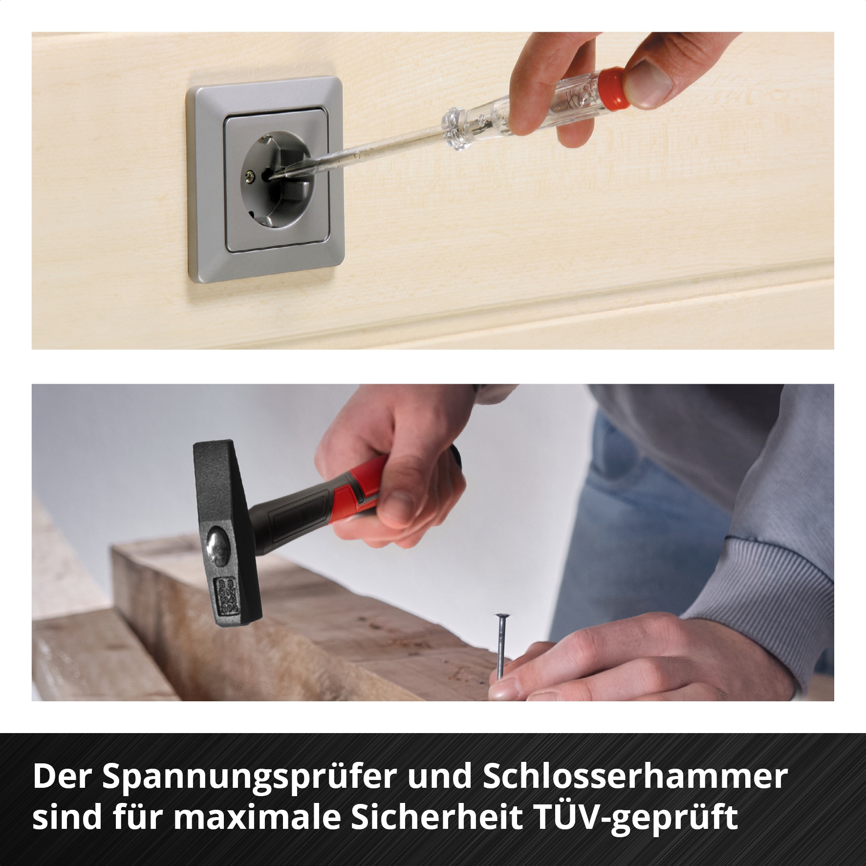 EINHELL Werkzeugkoffer, 370570, E-Case, 80-teilig