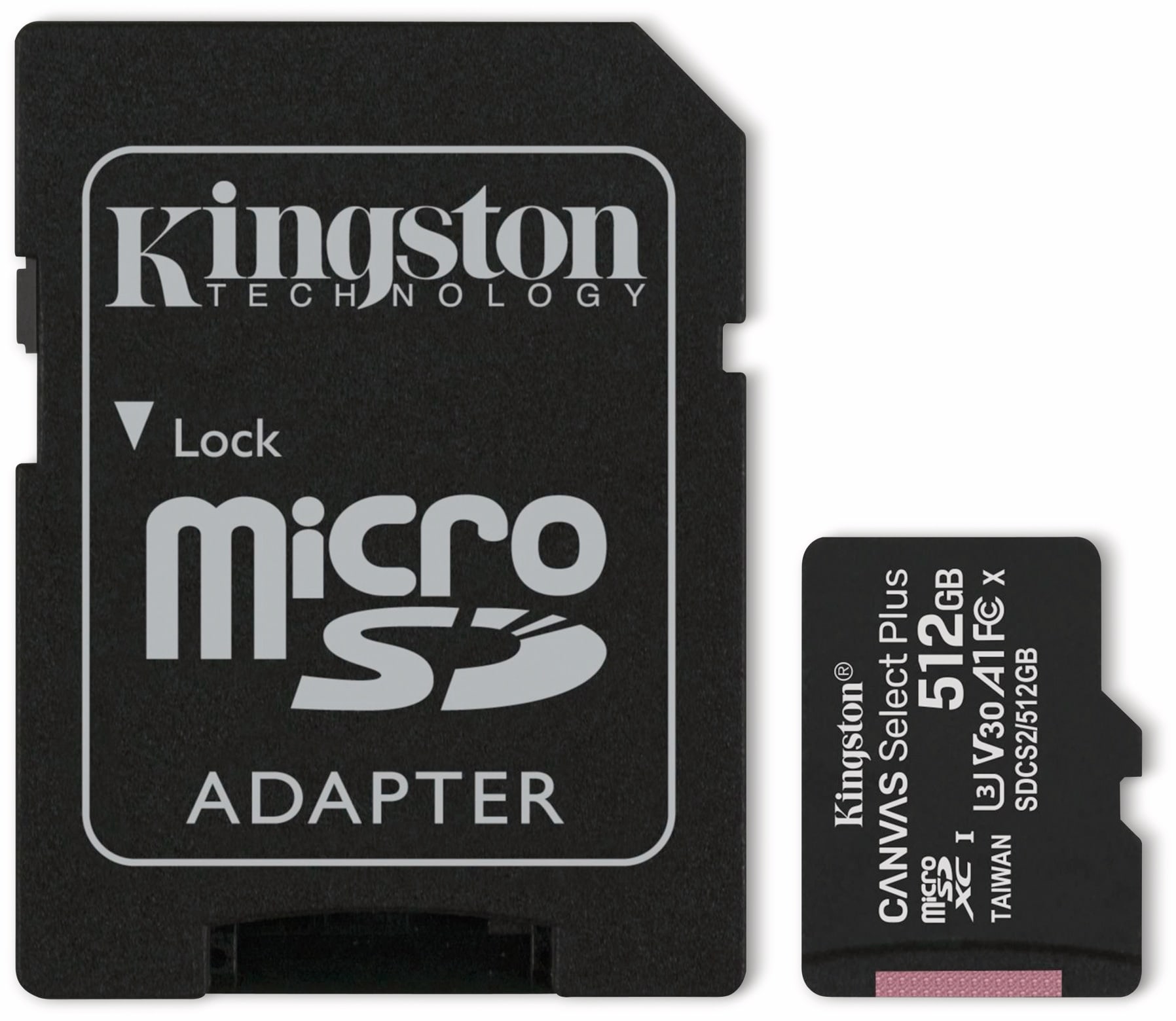KINGSTON MicroSD-Card Canvas Select Plus, 512 GB KINGSTON MicroSD-Card Canvas Select Plus, 512 GB