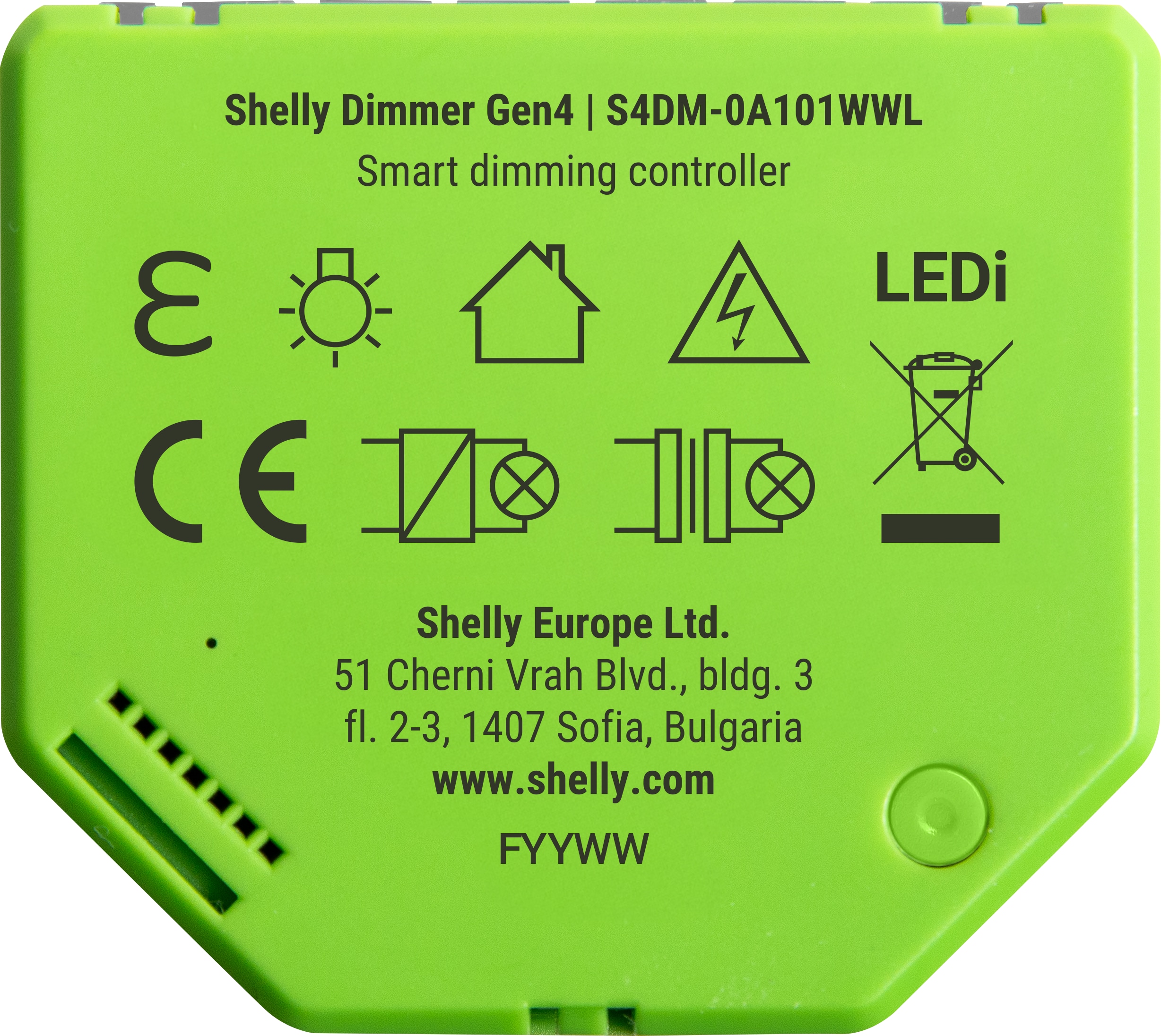 SHELLY Unterputz-Dimmer, Dimmer Gen4