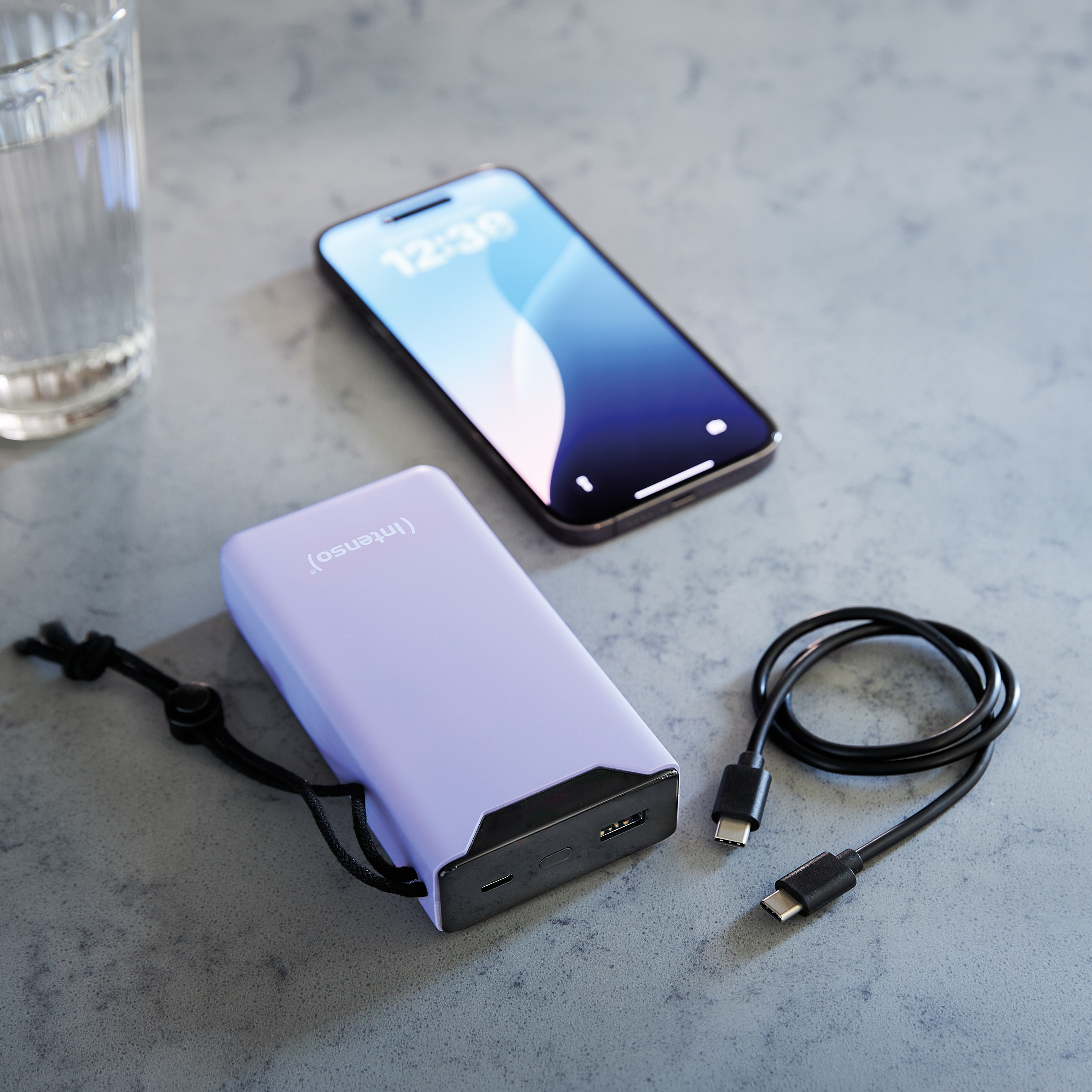 INTENSO USB Powerbank 7332053, F20000, 20.000mAh, 20 W, lila
