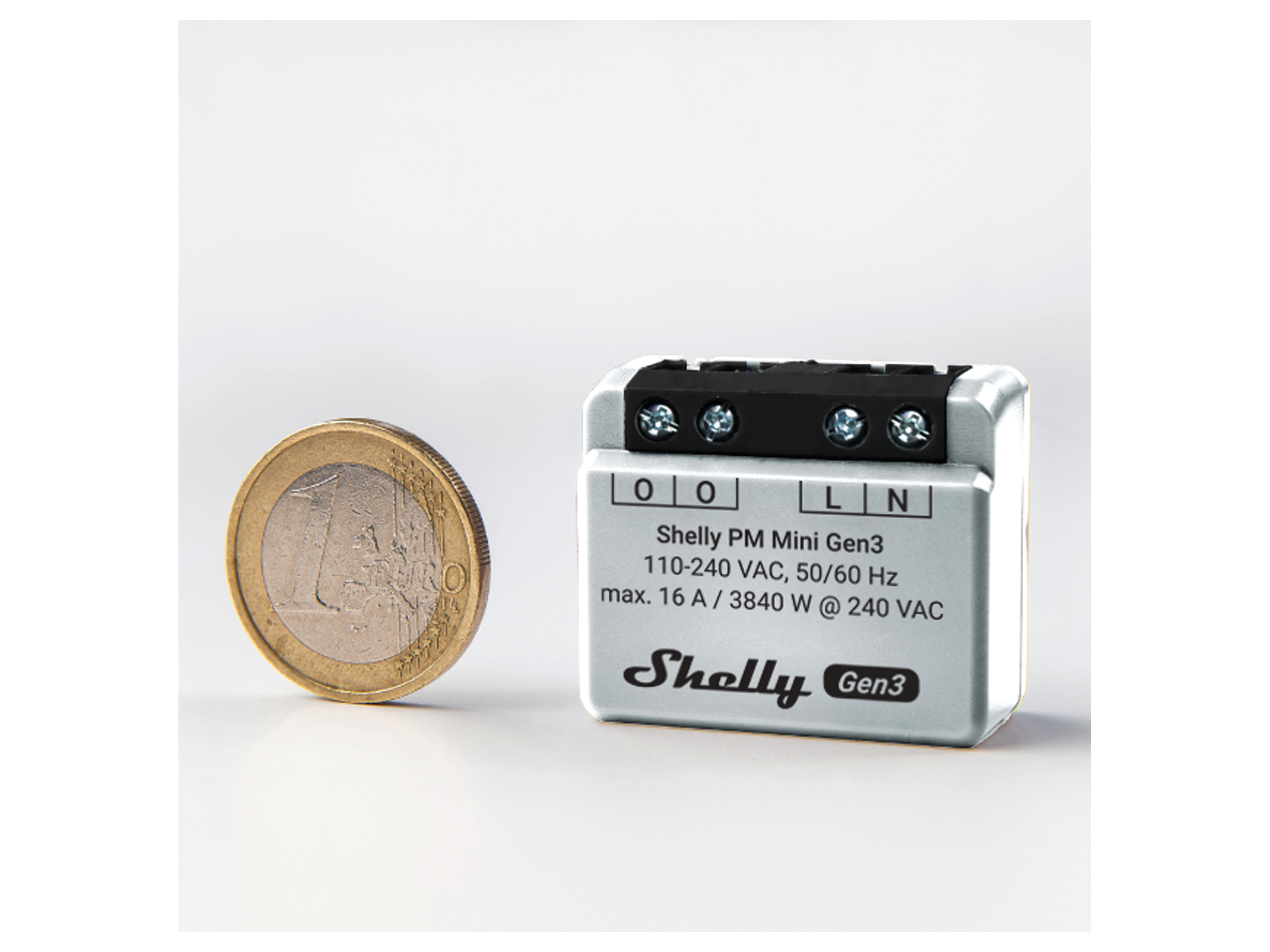 SHELLY WLAN-Leistungsmesser Plus PM Mini Gen.3, weiß