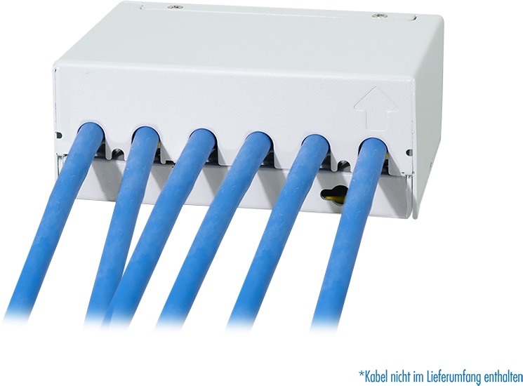 LOGILINK Patchpanel NK4091 6Port inkl. 6 CAT6A Modulen