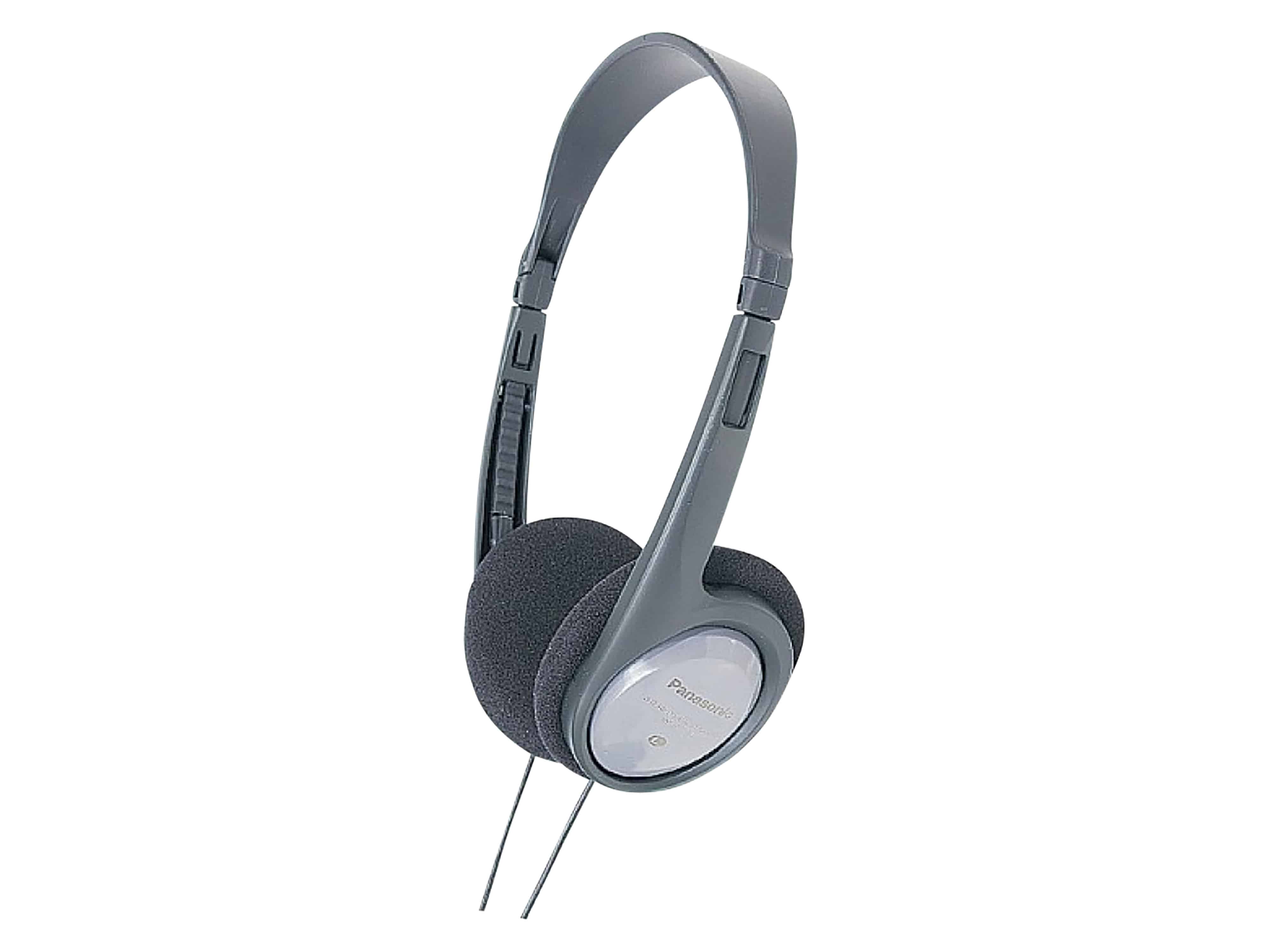 PANASONIC On-Ear Kopfhörer RP-HT090, 5 m Kabel, Grau/Schwarz PANASONIC On-Ear Kopfhörer RP-HT090, 5 m Kabel, Grau/Schwarz