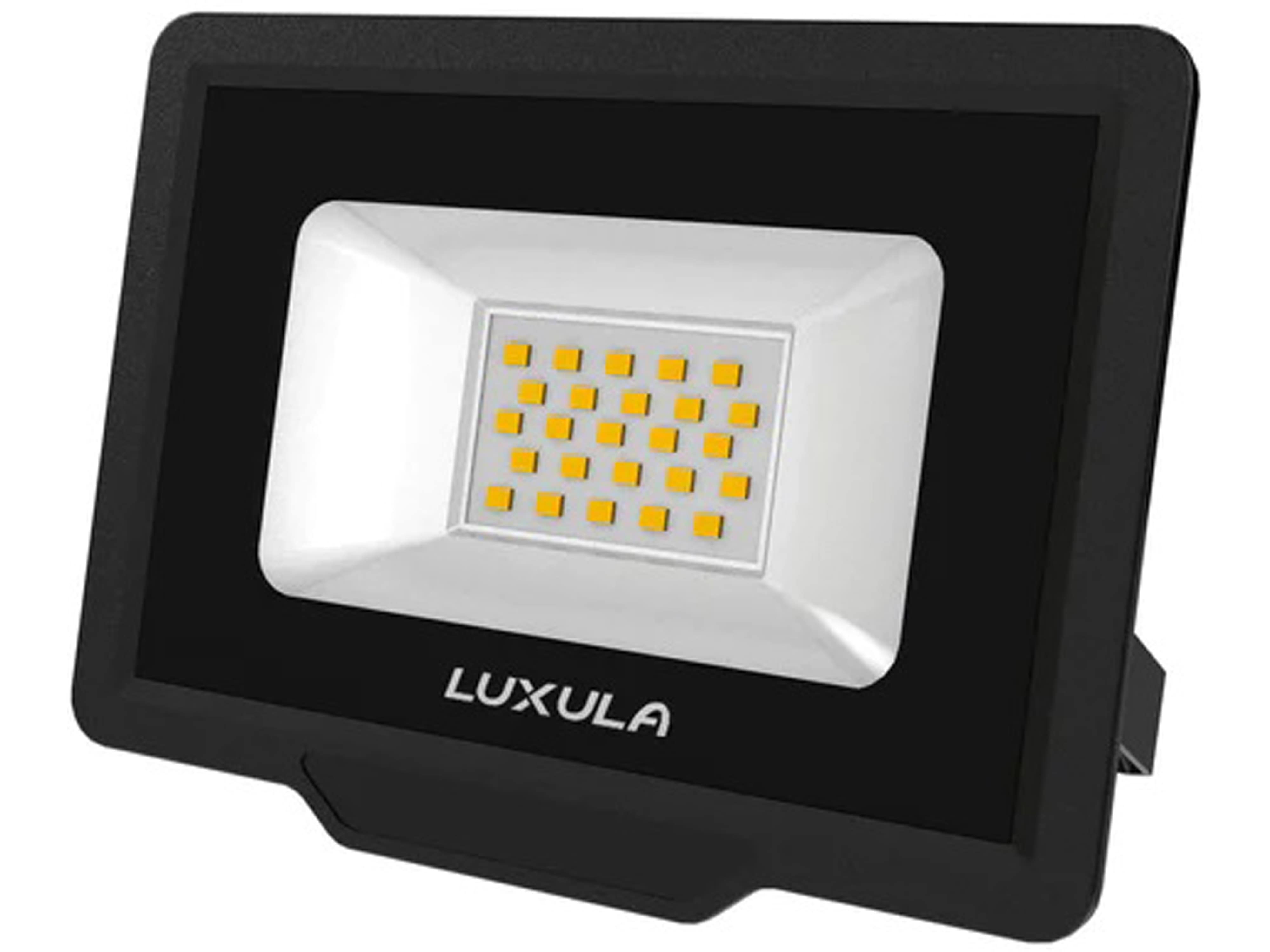LUXULA LED-Fluter, EEK: F, 20W, 2000lm, 4000K, schwarz