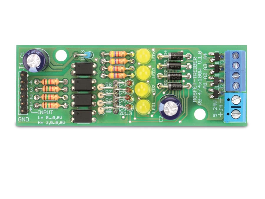 Bausatz Mosfet-Treiber RB-4/4x100W