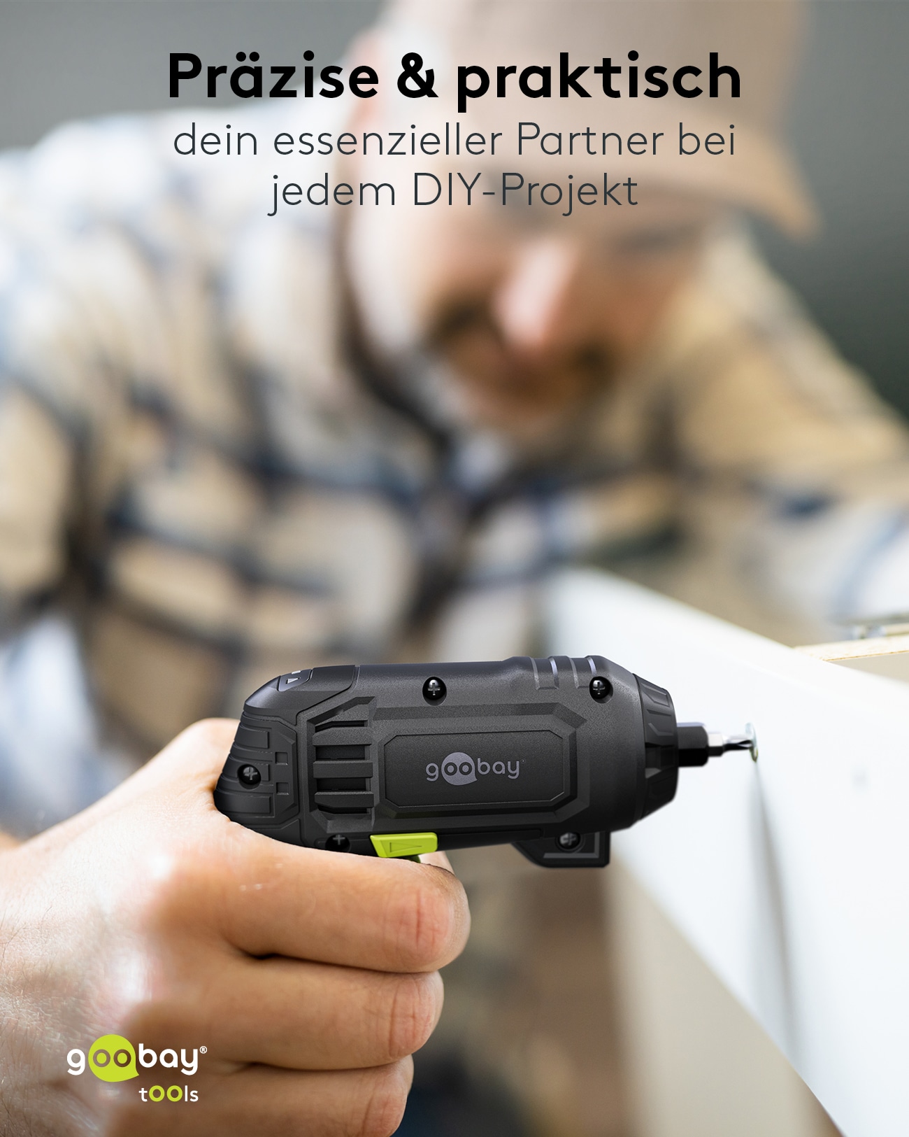 GOOBAY TOOLS Mini-Akkuschrauber-Set, 77818, 31-teilig