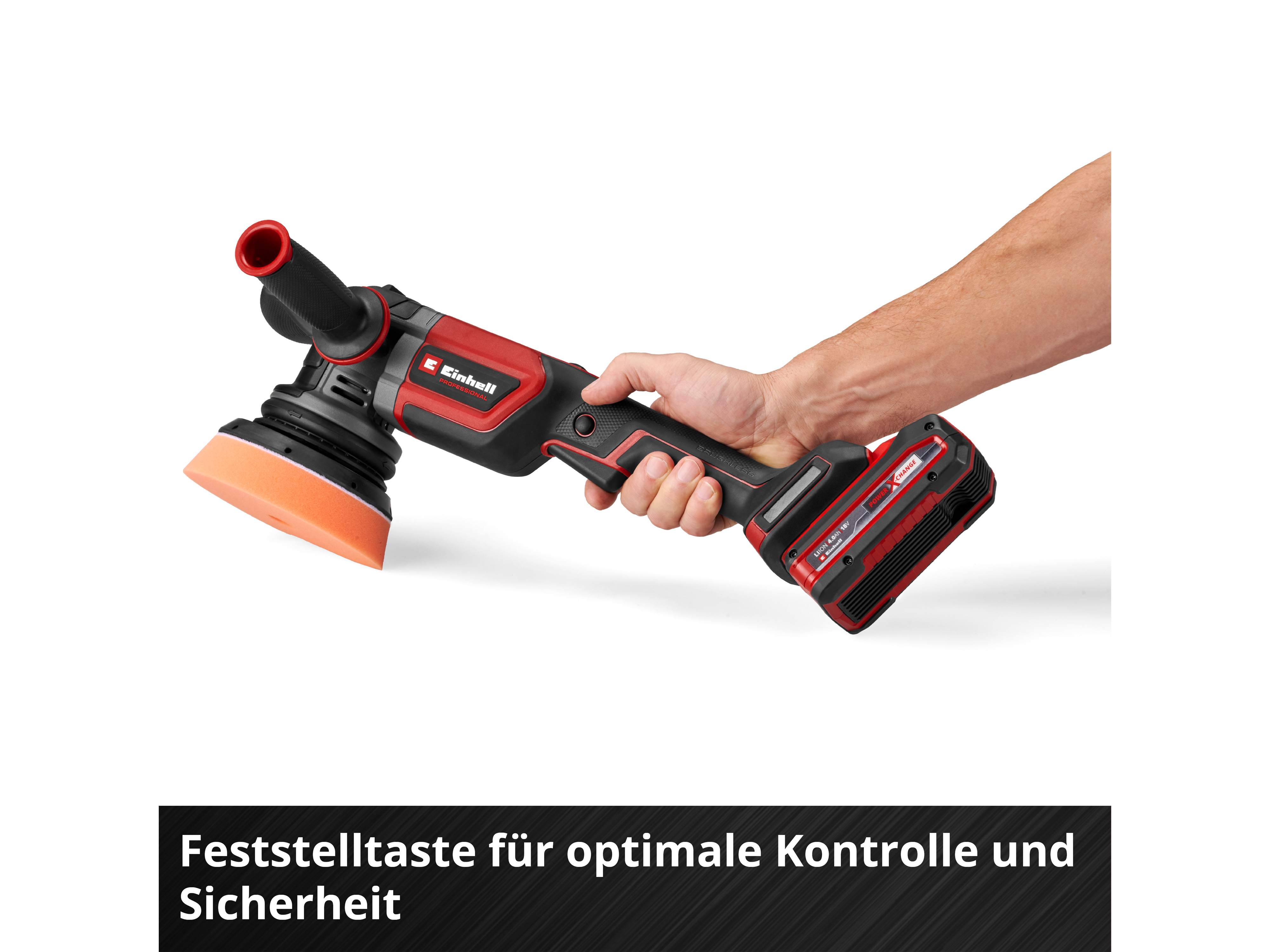 EINHELL PROFESSIONAL Akku-Exzenterschleifer CP-EP 18/125 Li BL, 2093330, Solo EINHELL PROFESSIONAL Akku-Exzenterschleifer CP-EP 18/125 Li BL, 2093330, Solo