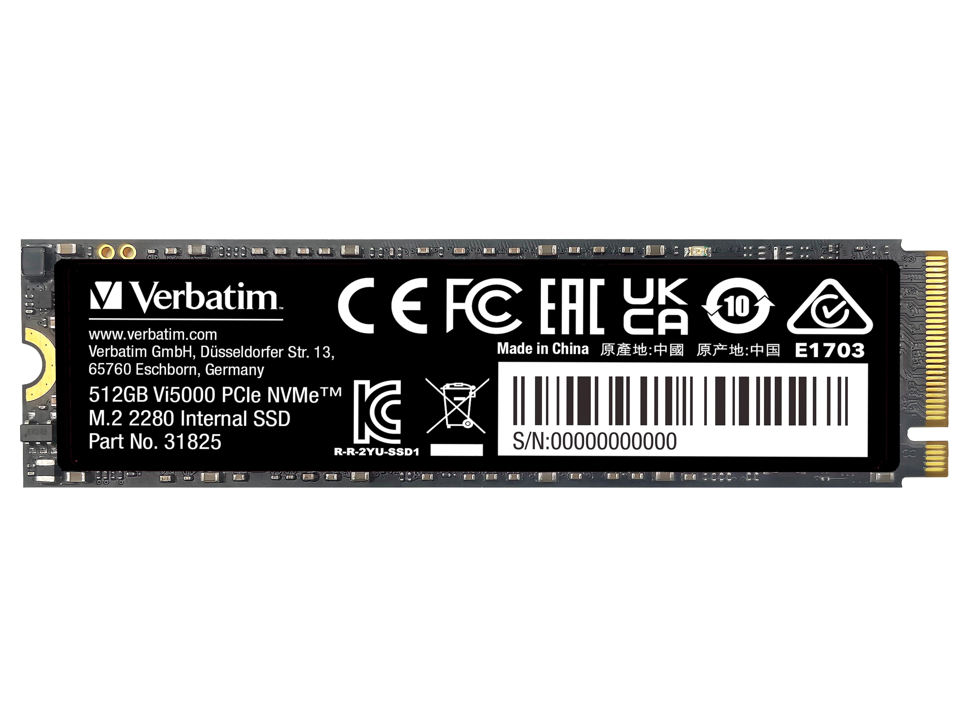 VERBATIM M.2 SSD Vi5000 512GB