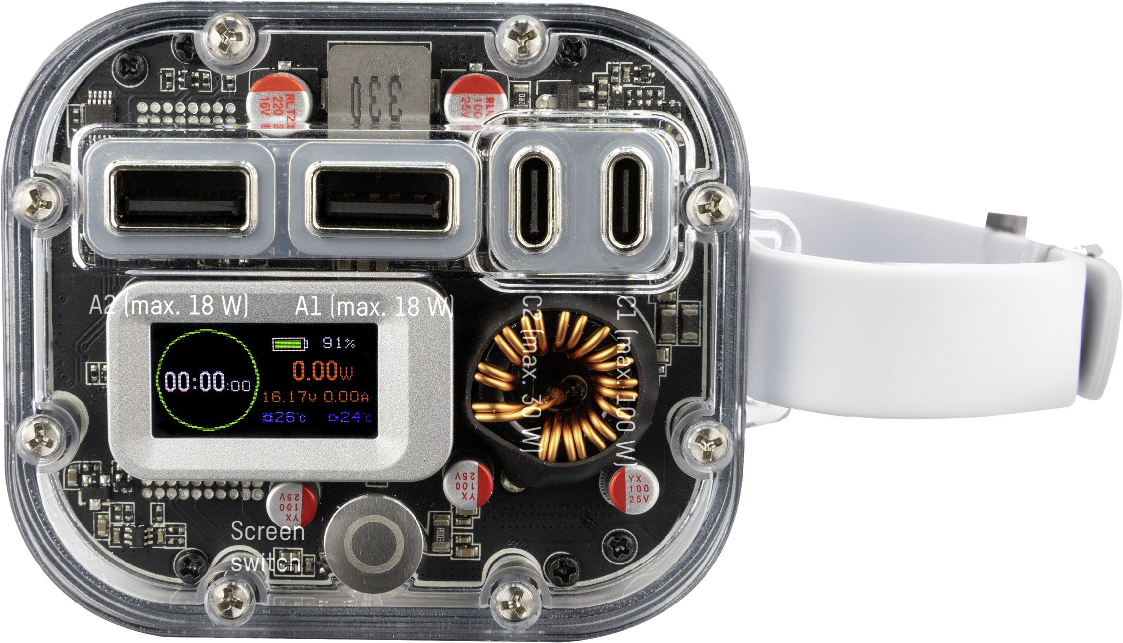 ANSMANN Powerbank PB4100, 40.000 mAh, 2x USB-A, 2x USB-C