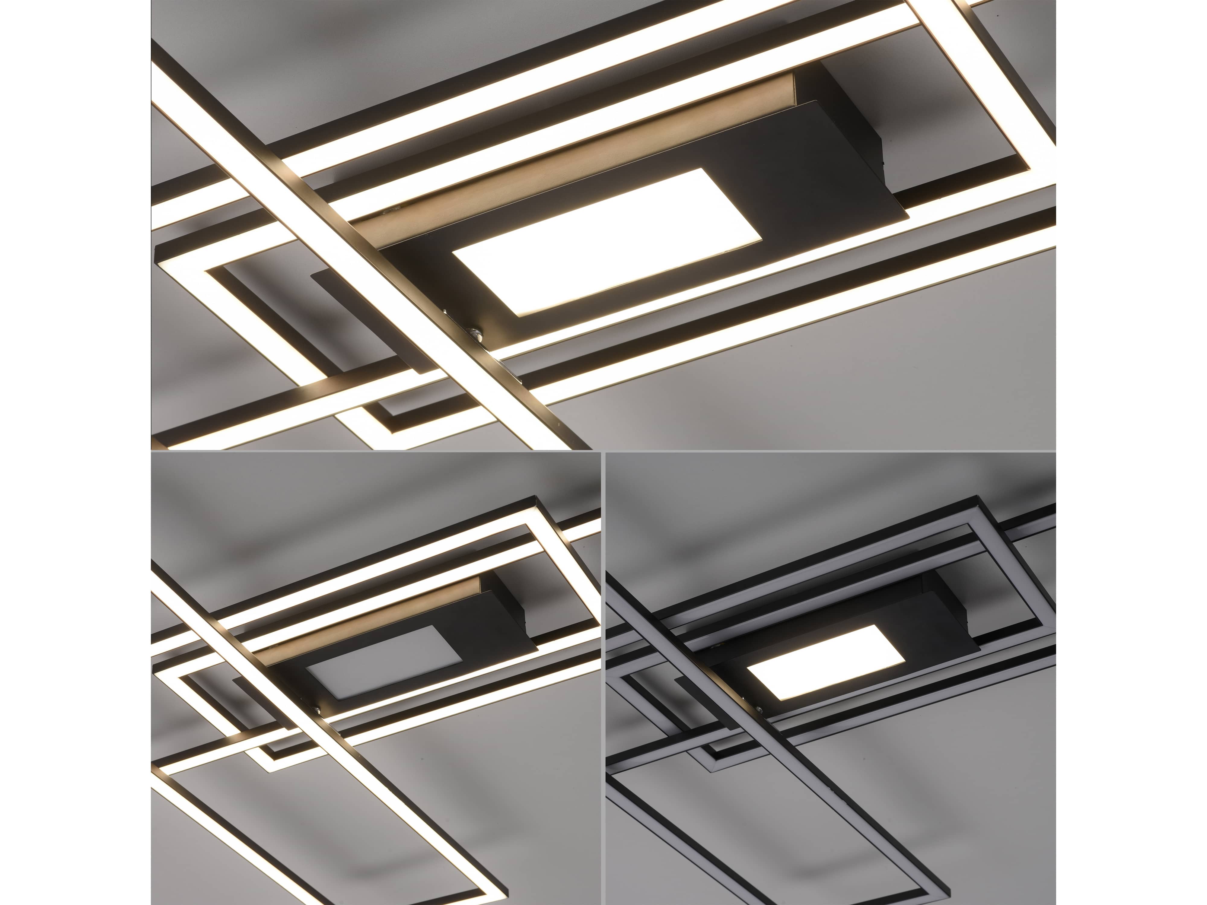 JUST LIGHT LED-Deckenleuchte 14693-18, 45W, 5500lm, schwarz JUST LIGHT LED-Deckenleuchte 14693-18, 45W, 5500lm, schwarz