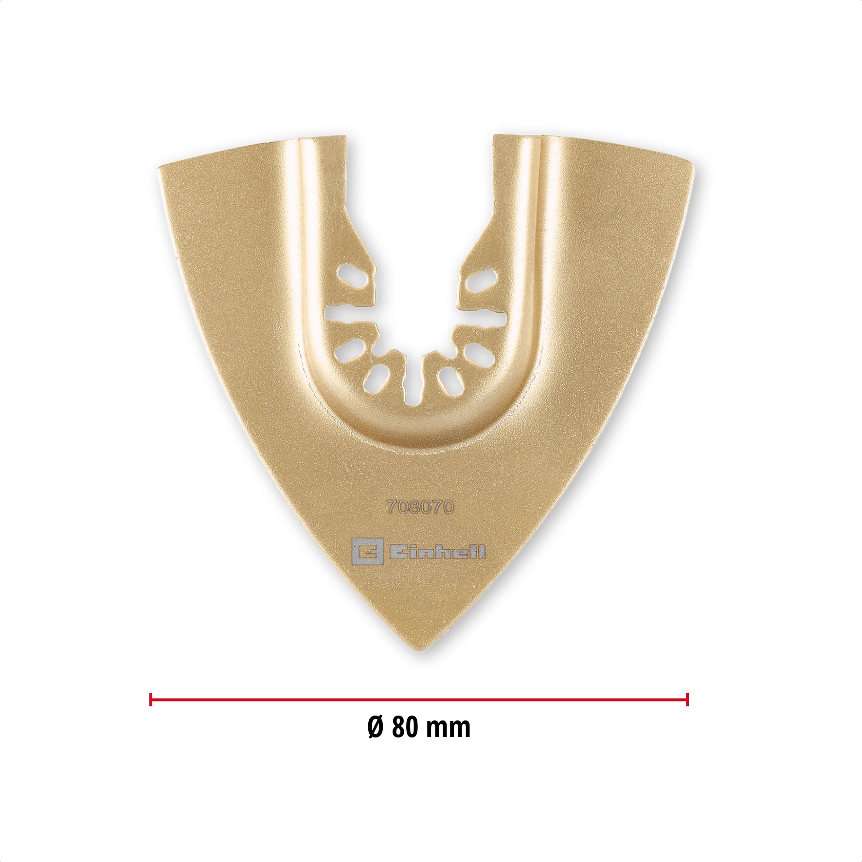 EINHELL Delta Raspel, 708070, 80 mm