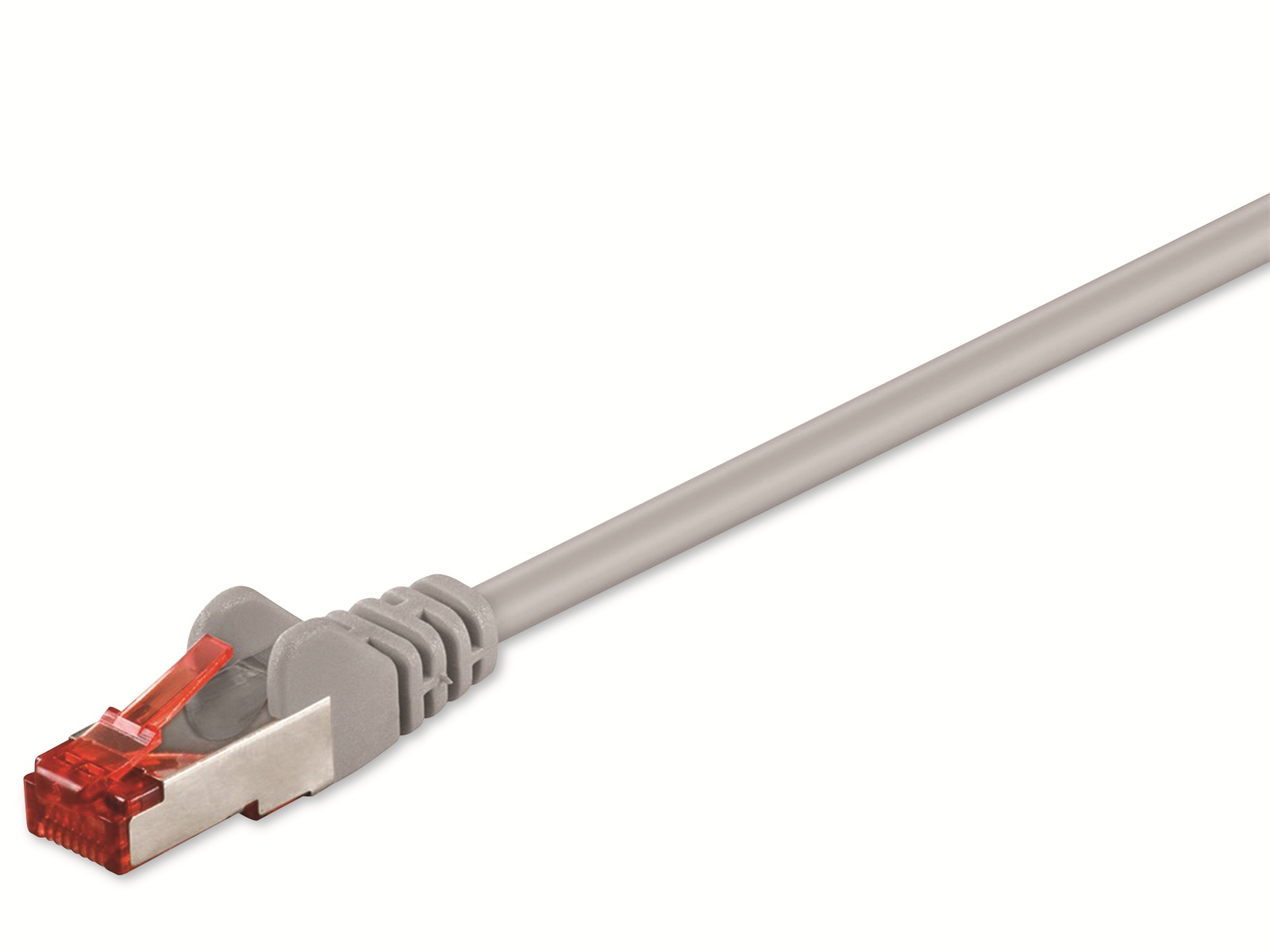 GOOBAY CAT.6 Netzwerkkabel, S/FTP, PIMF, CU, LSZH, grau, 0,5 m GOOBAY CAT.6 Netzwerkkabel, S/FTP, PIMF, CU, LSZH, grau, 0,5 m
