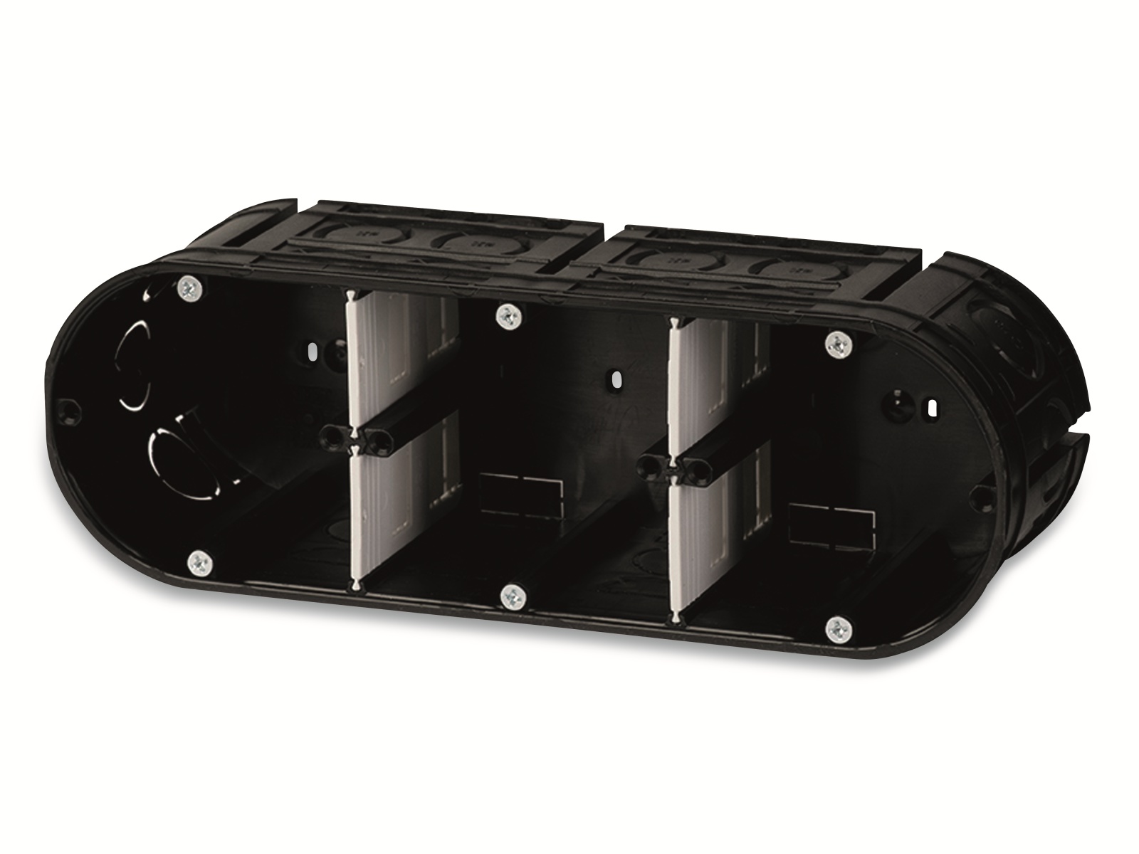 F-TRONIC Gerätedose, UP, Ø 60 mm, Höhe 63 mm, massiv, 3-fach F-TRONIC Gerätedose, UP, Ý 60 mm, Höhe 63 mm, massiv, 3-fach