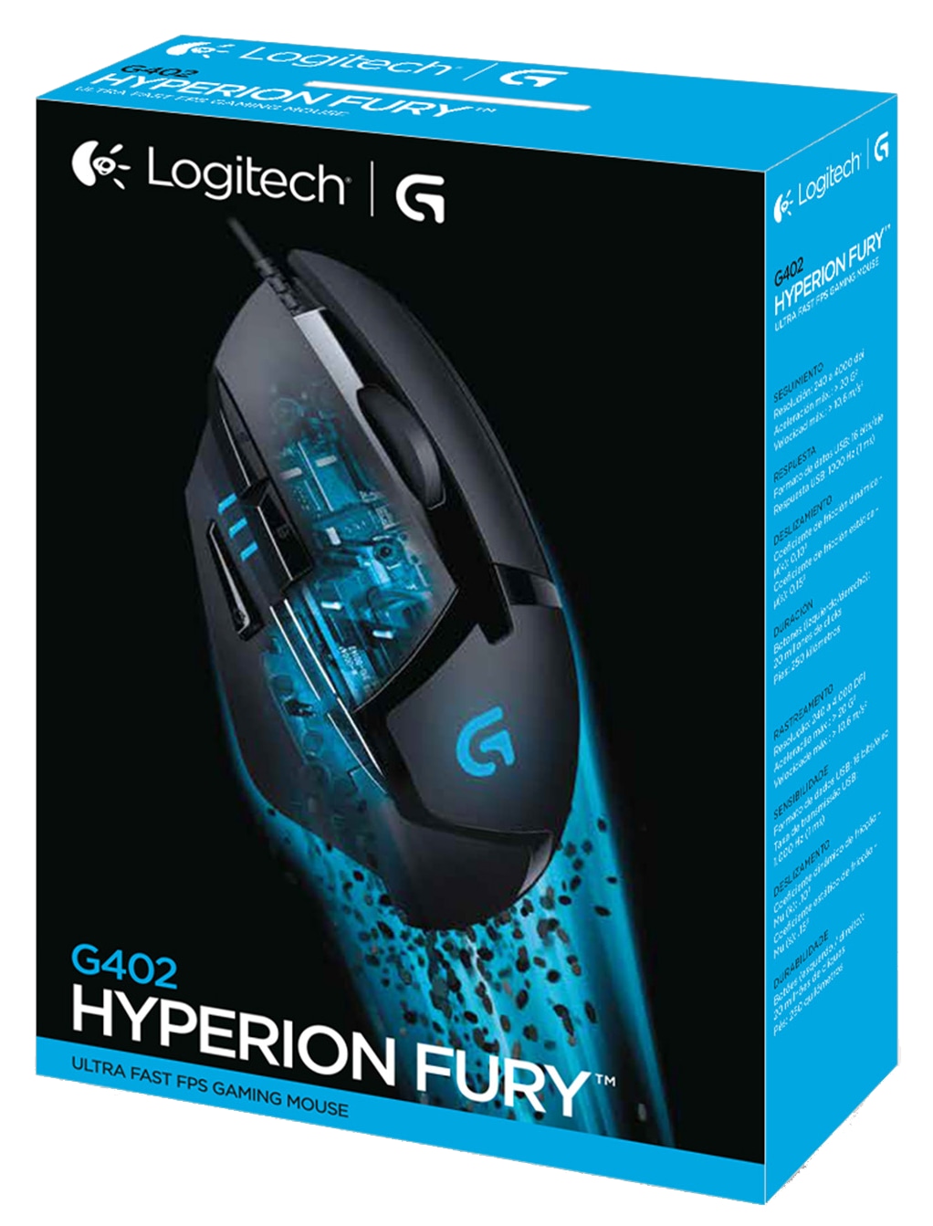 LOGITECH Gamingmaus G402 Hyperion Fury