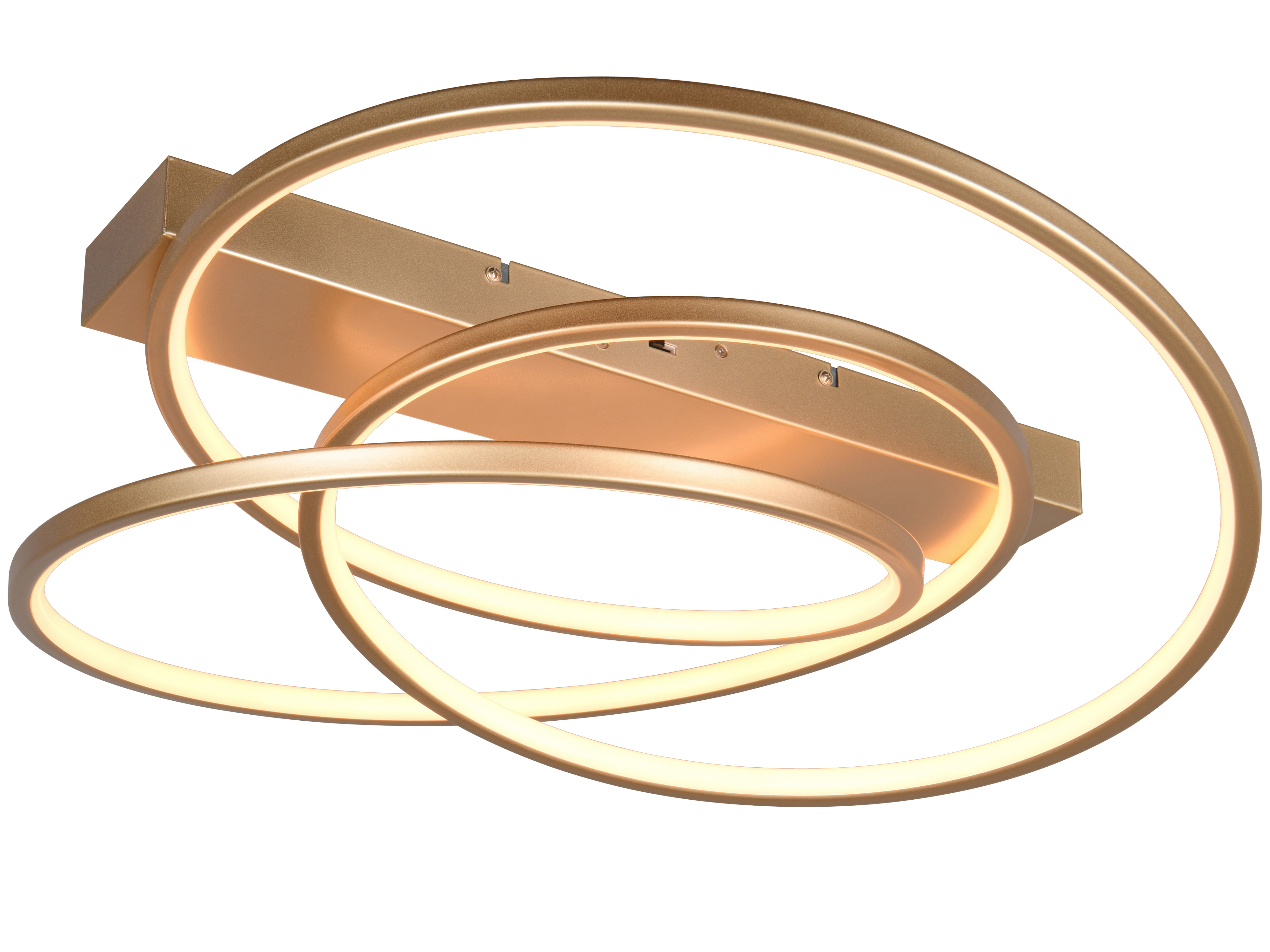TRIO LED-Deckenleuchte Darvin 649110179 goldfarbig, 34 W, 4500 lm, CCT TRIO LED-Deckenleuchte Darvin 649110179 goldfarbig, 34 W, 4500 lm, CCT