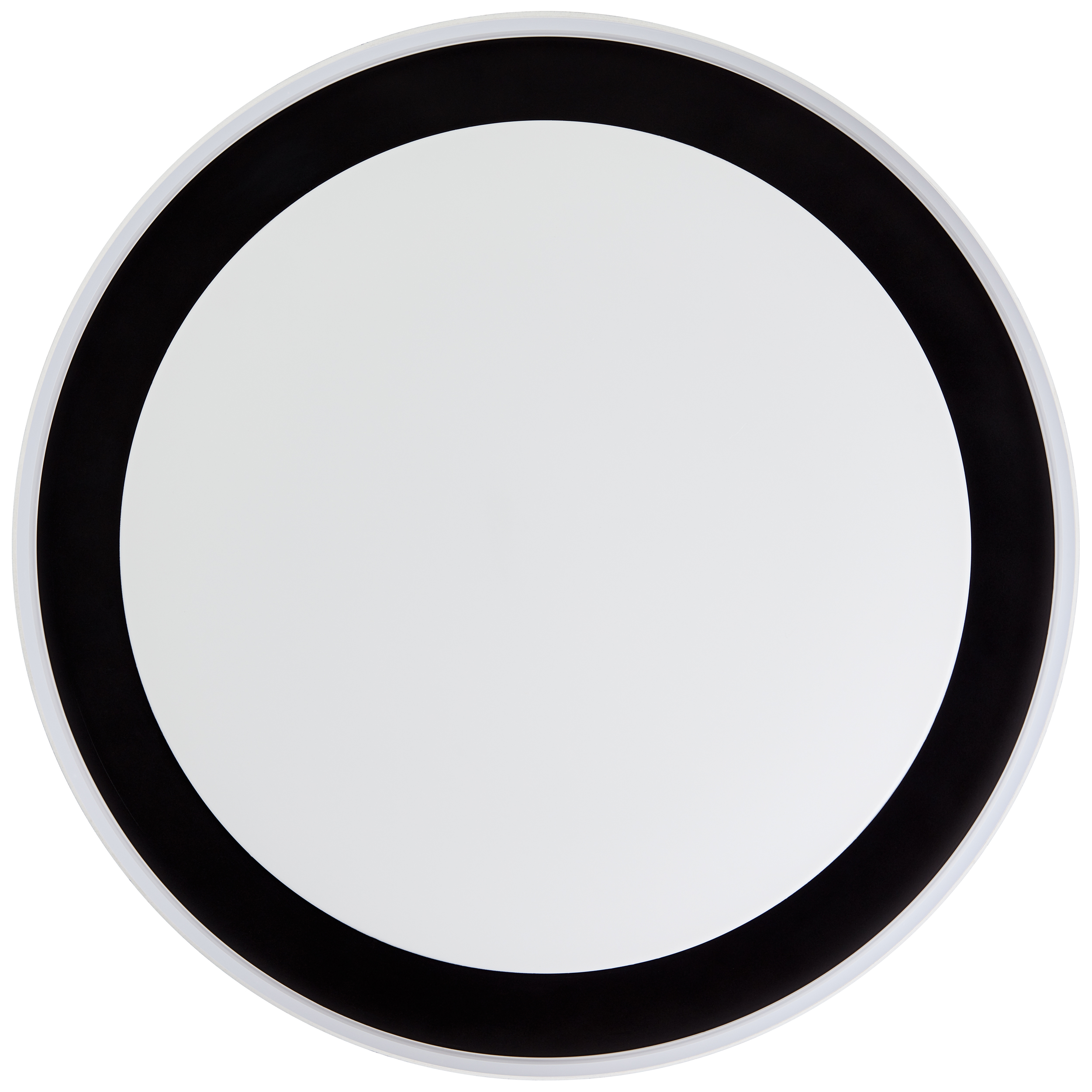 BRILLIANT LED-Deckenleuchte, Ø 45 cm, 22 W, 3000 K, 2300 lm, warmweiß, IP20, schwarz