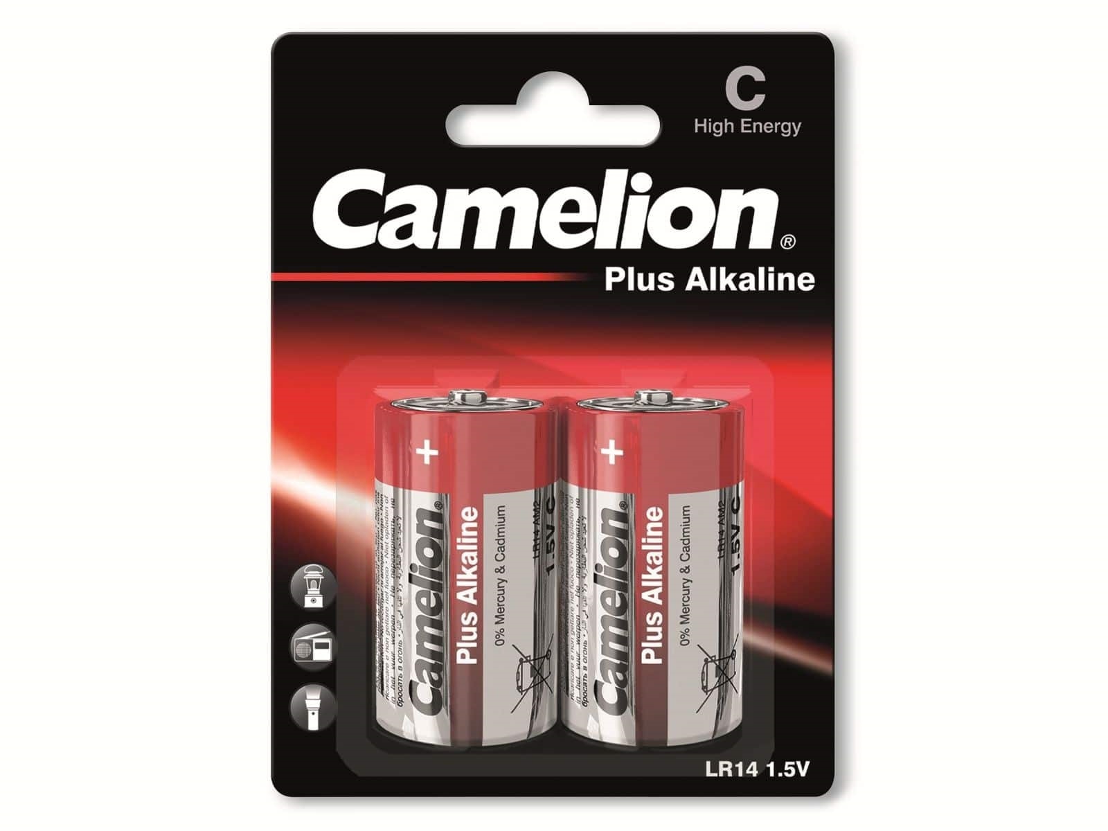 CAMELION Baby-Batterie, Plus-Alkaline, LR14, 2 Stück