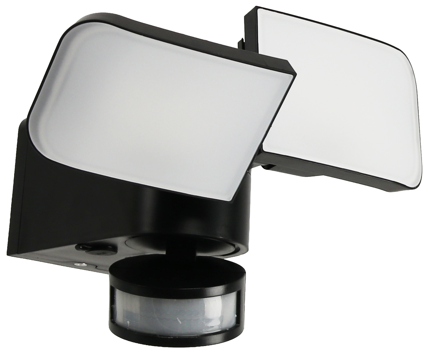 LED-Wandleuchte 872-S-S, 12 W, 6500 K, 900 lm, kaltweiß, IP44, schwarz