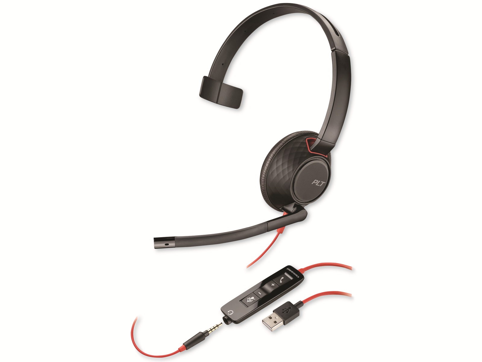 POLY Headset Blackwire C5210, monaural