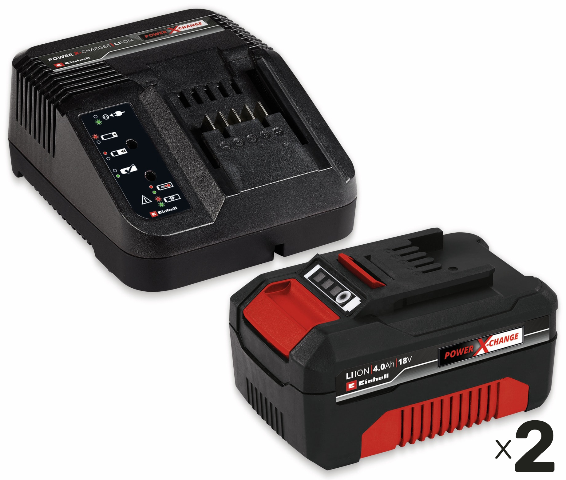 EINHELL PROFESSIONAL Akku-Laubbläser GE-LB 36/210 Li E Kit (2x 4,0 Ah)
