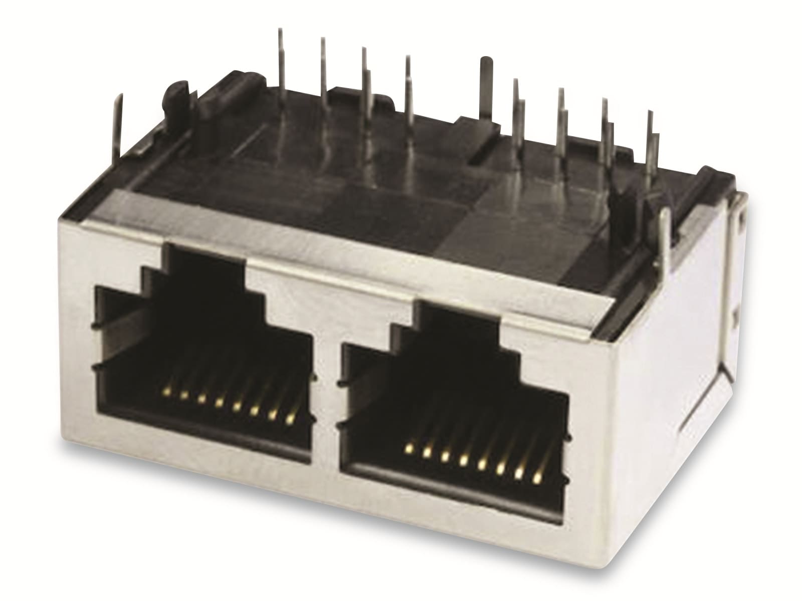 ECON CONNECT Modular-Einbaubuchse, Multiport 2 x RJ45 geschirmt