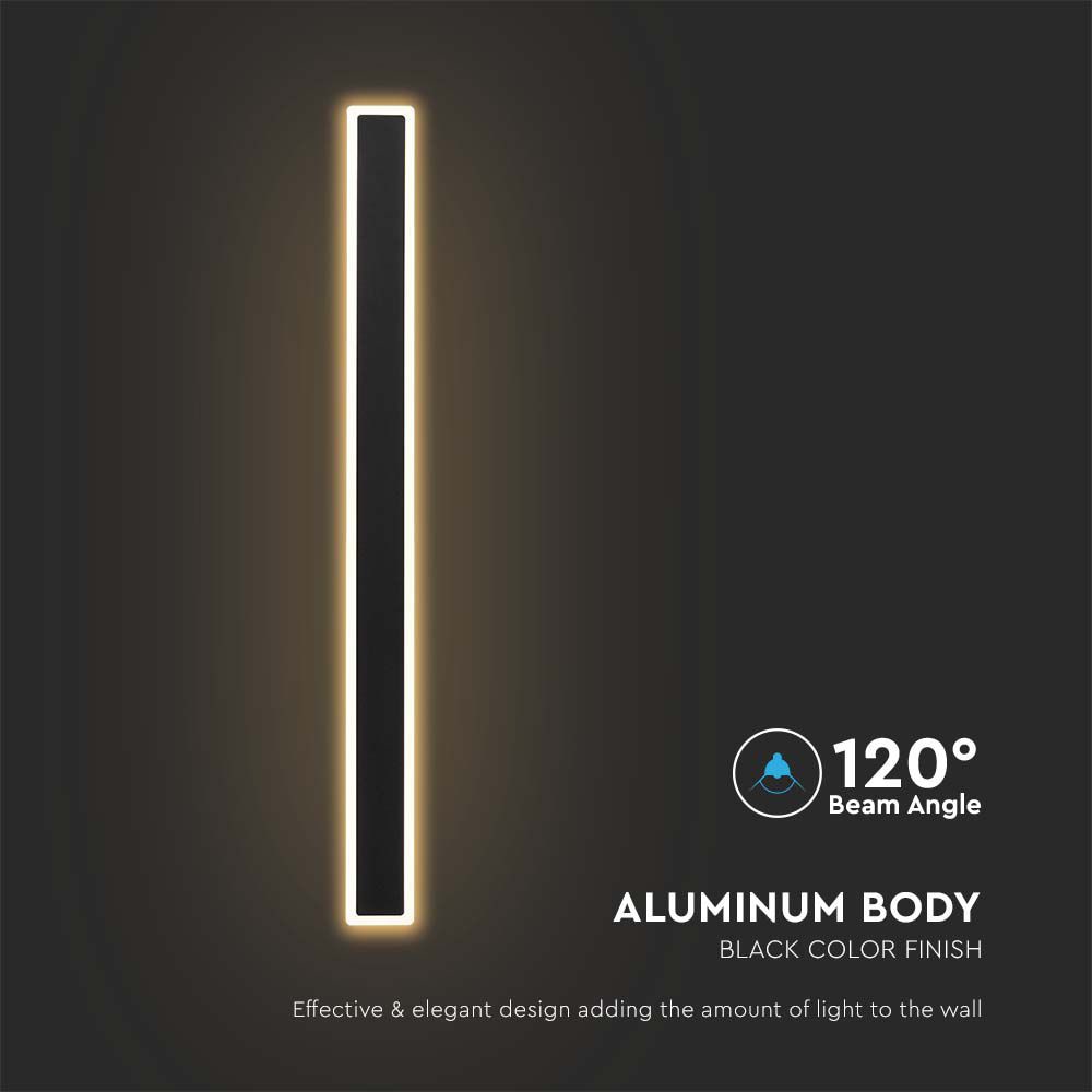 V-TAC LED-Wandleuchte VT-11117, EEK: E, 17 W, 2330 lm, 4000 K, schwarz V-TAC LED-Wandleuchte VT-11117, EEK: E, 17 W, 2330 lm, 4000 K, schwarz