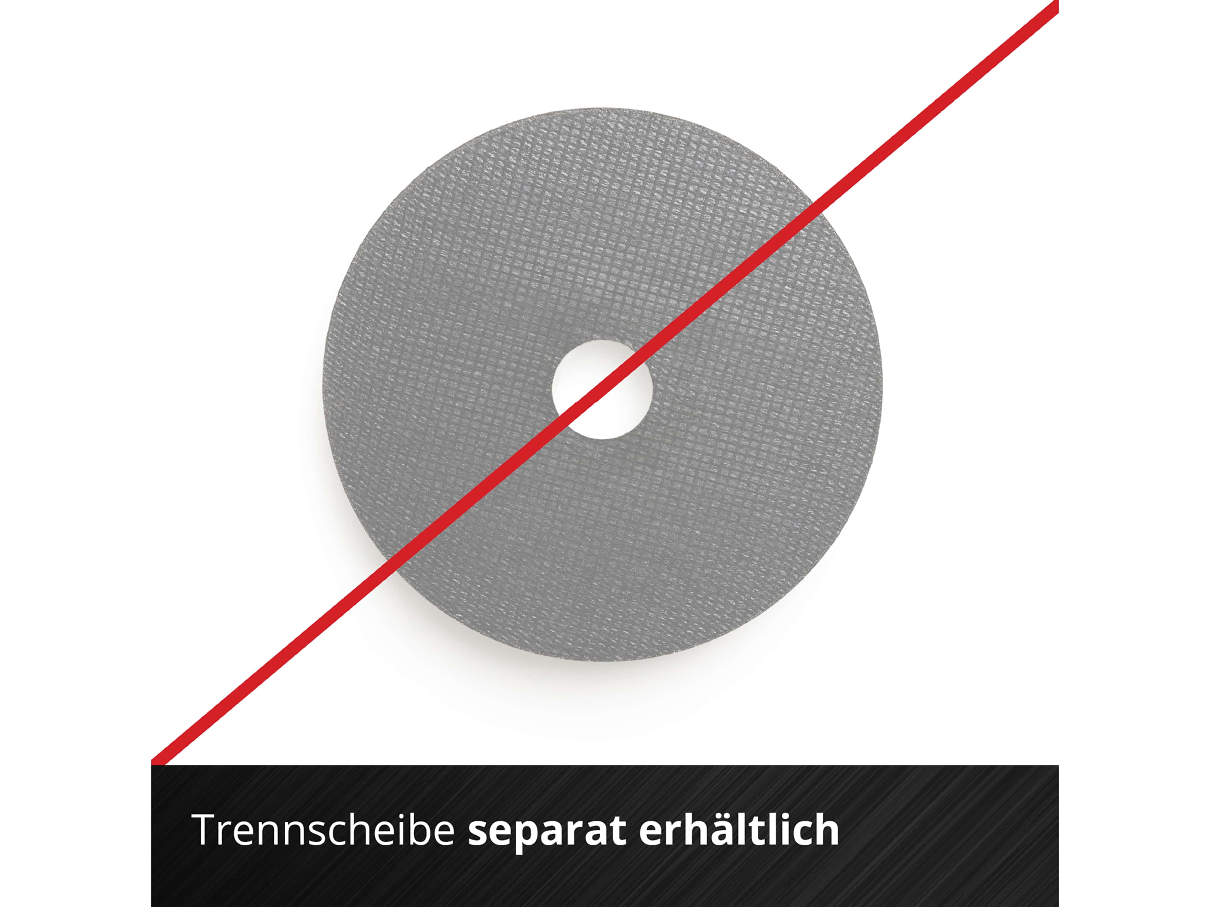 EINHELL Akku-Winkelschleifer TC-AG 18/115 Li Solo