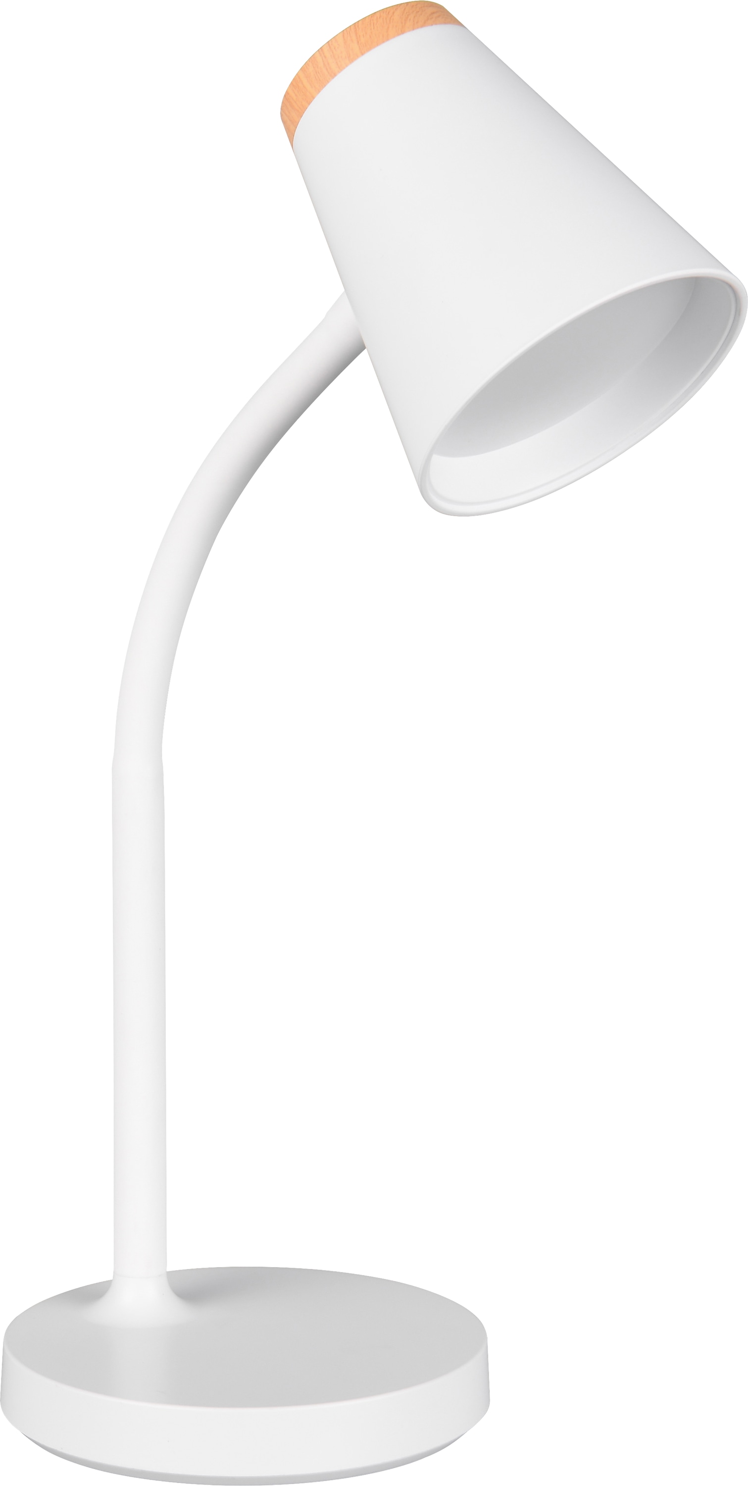REALITY LED-Tischleuchte PONGO, R55831101, 4,5W, 500lm, 3000K, weiß