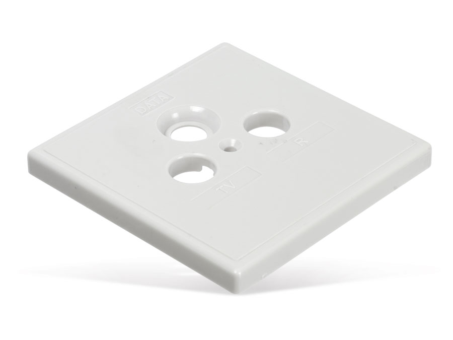 Abdeckplatte AXING SZU2-01, 80x80 mm Abdeckplatte AXING SZU2-01, 80x80 mm